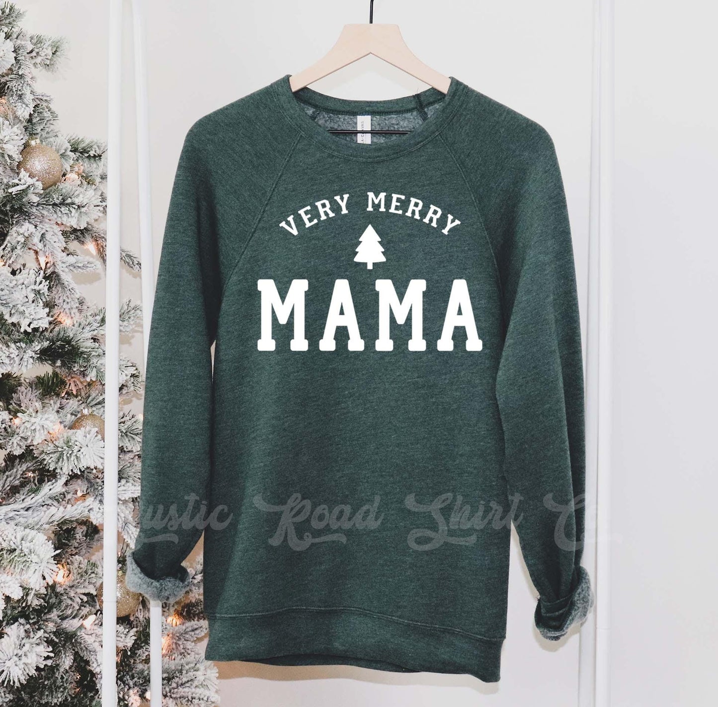 Merry Mama Sweatshirt, Girls Christmas Sweatshirt, Toddler Christmas Shirt, Matching Family Christmas Shirts