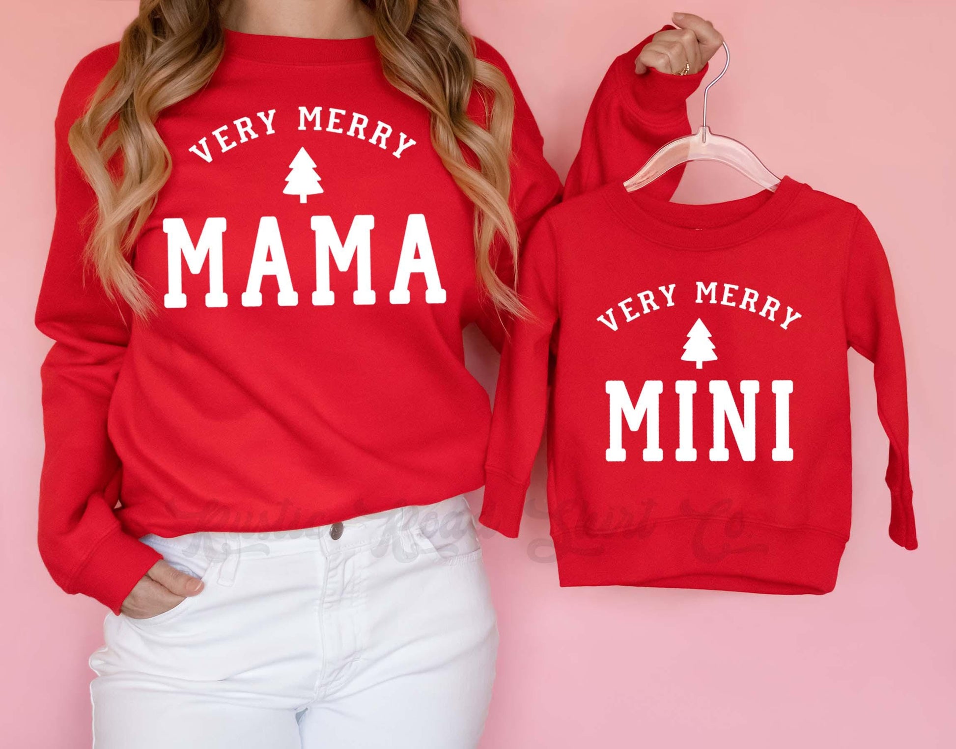 Merry Mama Sweatshirt, Girls Christmas Sweatshirt, Toddler Christmas Shirt, Matching Family Christmas Shirts