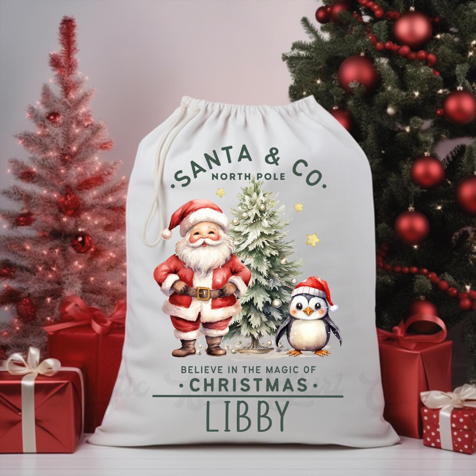 Santa Sack, Custom Christmas Gift