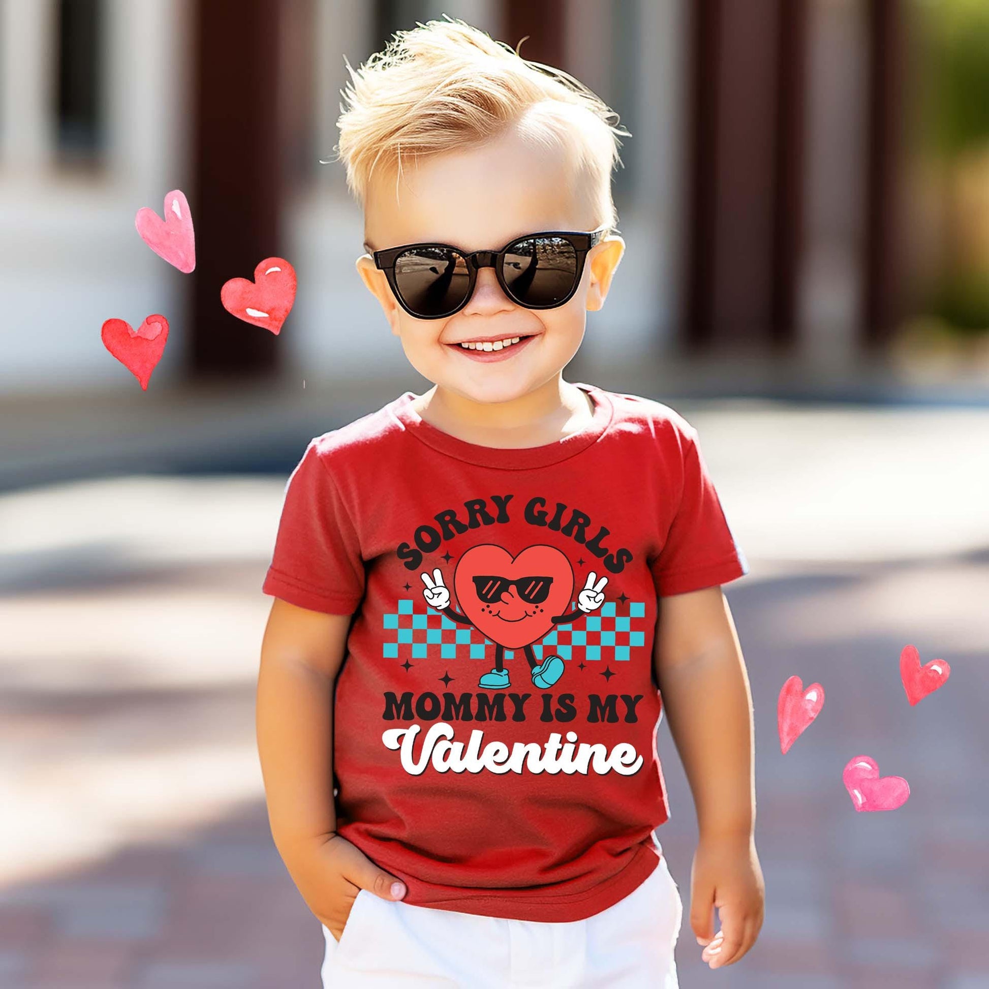 Boys Valentine Day Shirt, Mom is my Valentine, Kids Valentines Outfit, XOXO Shirt, Toddler Valentine Shirt, Baby Valentine Outfit