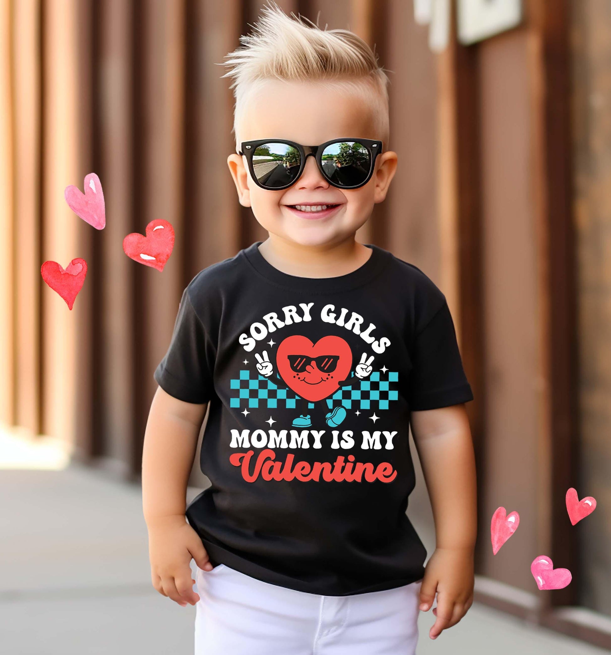 Boys Valentine Day Shirt, Mom is my Valentine, Kids Valentines Outfit, XOXO Shirt, Toddler Valentine Shirt, Baby Valentine Outfit