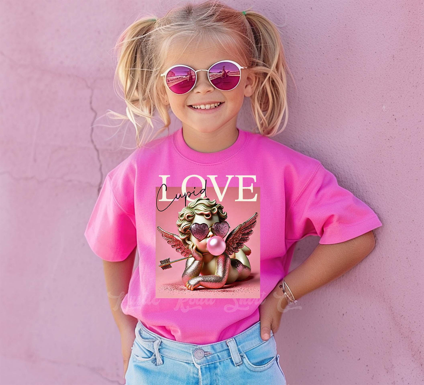 Girls Valentines Shirt, Cupid Shirt, Toddler Valentine Shirt, Kids Valentines Shirt
