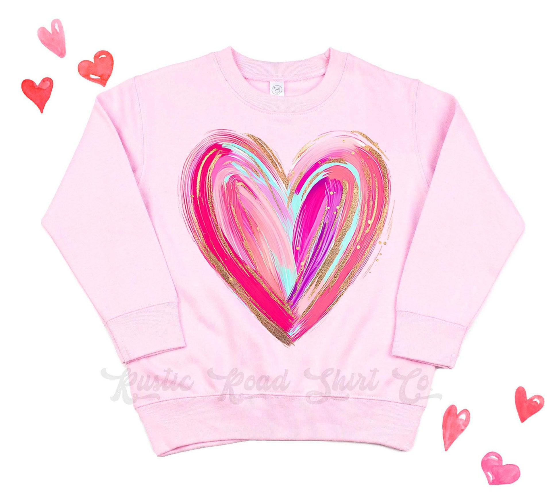 Girls Valentines Sweatshirt, Heart Sweatshirt, Valentines Sweater, Toddler Valentines Shirt, Valentines Crewneck