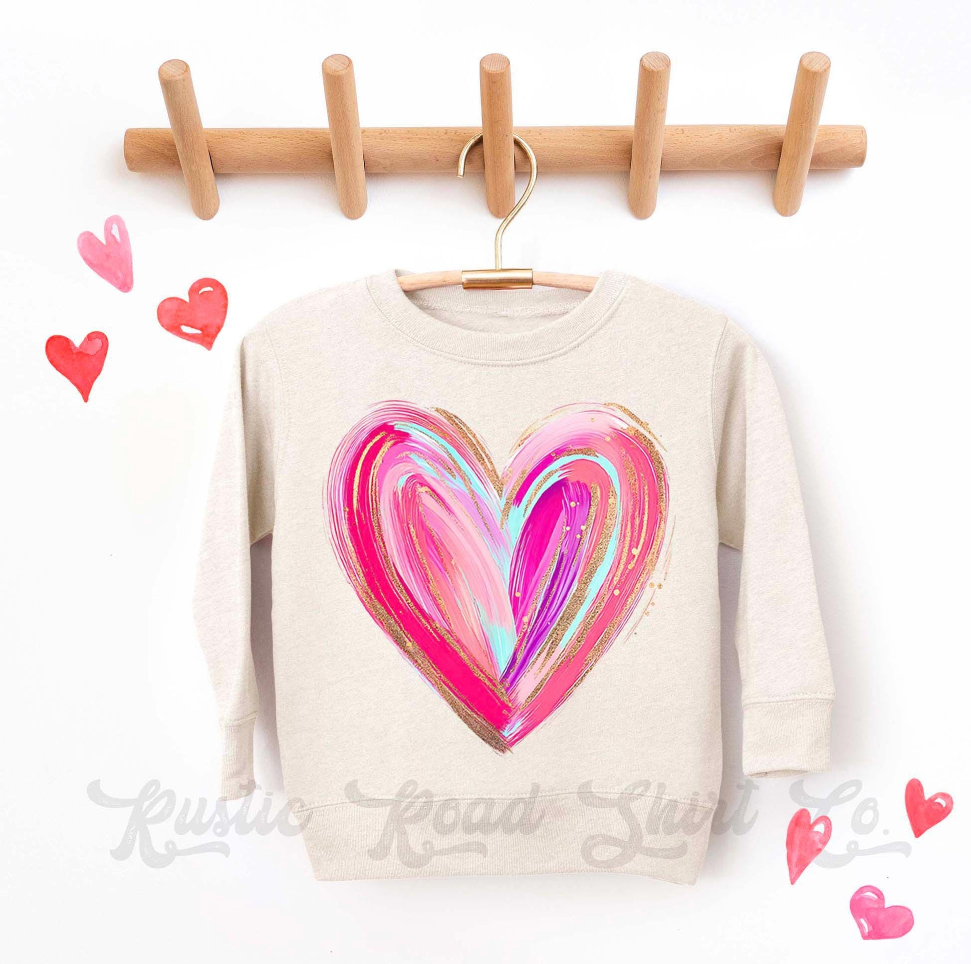 Girls Valentines Sweatshirt, Heart Sweatshirt, Valentines Sweater, Toddler Valentines Shirt, Valentines Crewneck