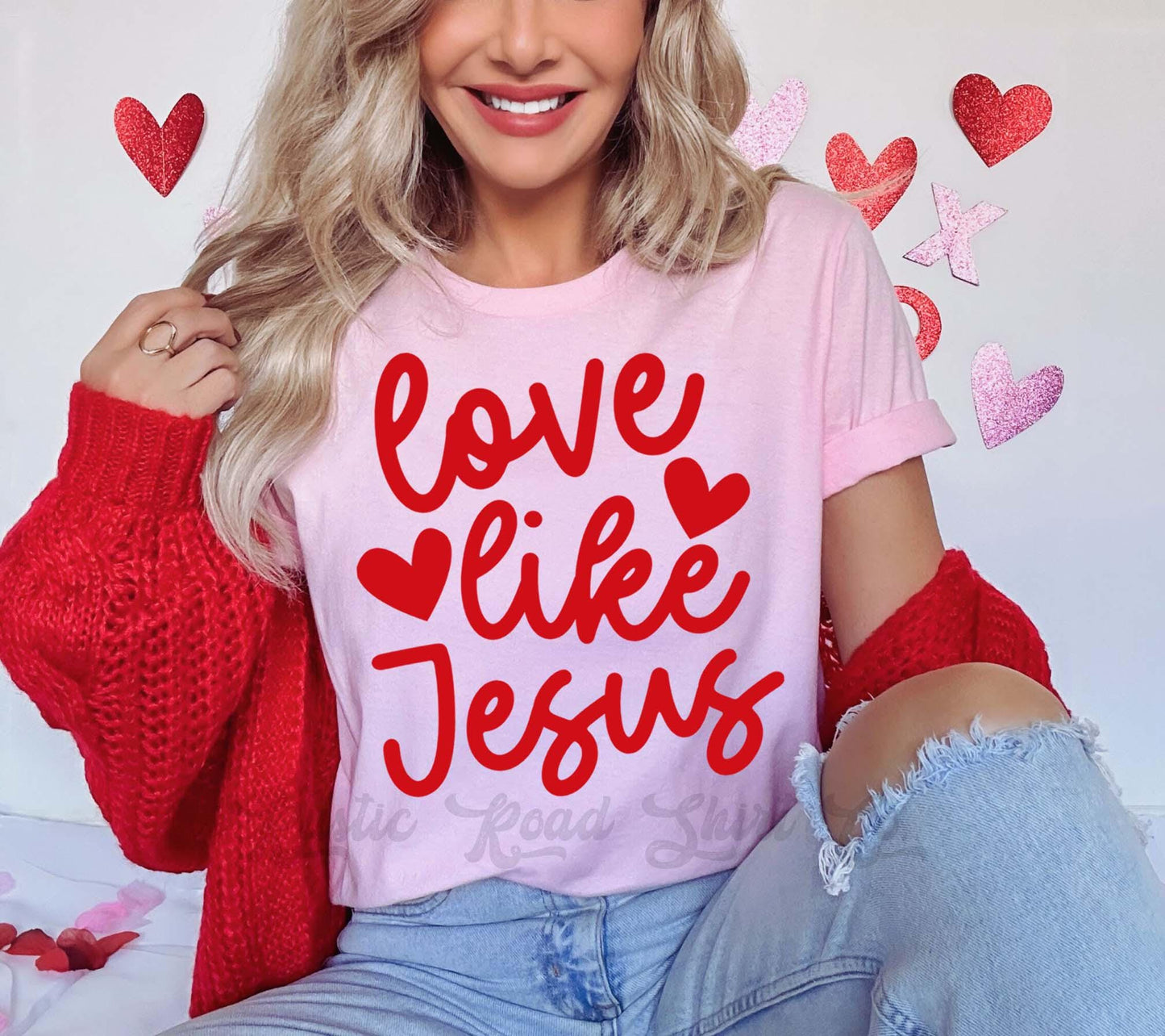 Love Like Jesus Shirt, Valentines Day Shirt, Teacher Valentine Shirt, Girls Valentine Shirt