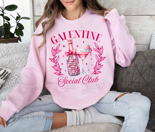 Galentines Sweatshirt, Valentines Sweater, Valentines Crewneck, Teacher Valentines Gift