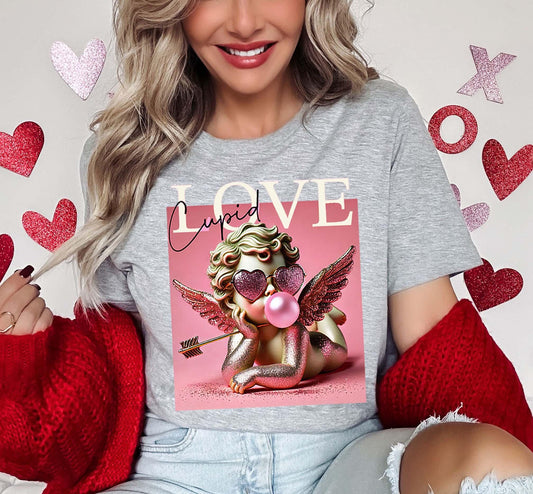 Cupid Love Valentine Shirt, Valentine Shirt, Teacher Valentine Shirt, Girls Valentine Shirt