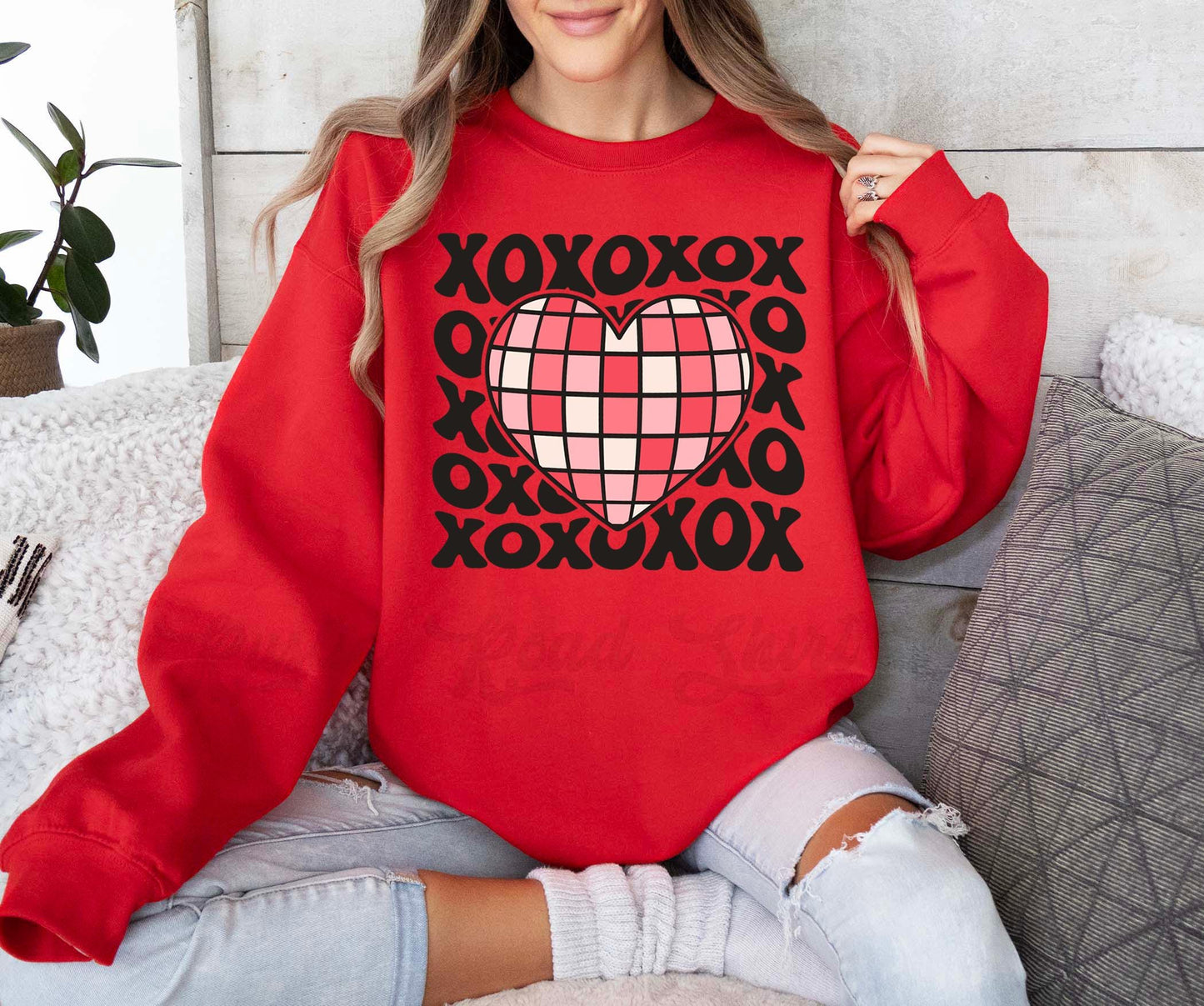 XOXO Valentines Sweatshirt, Valentines Day Sweater, Valentines Crewneck, Teacher Valentines Gift