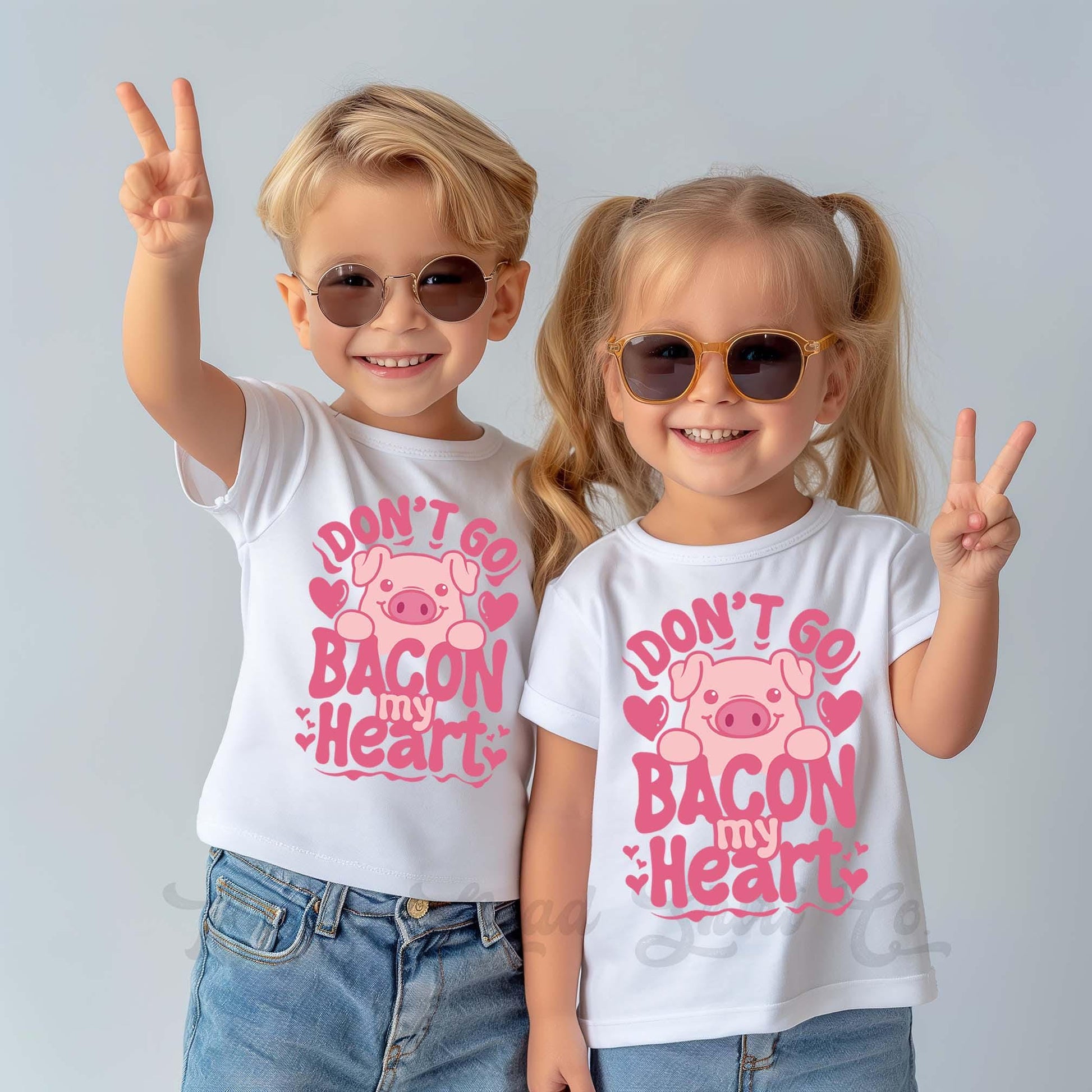 Boys Valentine Day Shirt, Don't Go Bacon My Heart, Kids Valentines Outfit, XOXO Shirt, Toddler Valentine Shirt, Baby Valentine Outfit