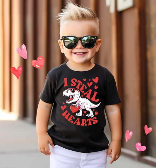 Boys Valentine Day Shirt, Dinosaur Valentines Shirt, Kids Valentines Outfit, XOXO Shirt, Toddler Valentine Shirt, Baby Valentine Outfit
