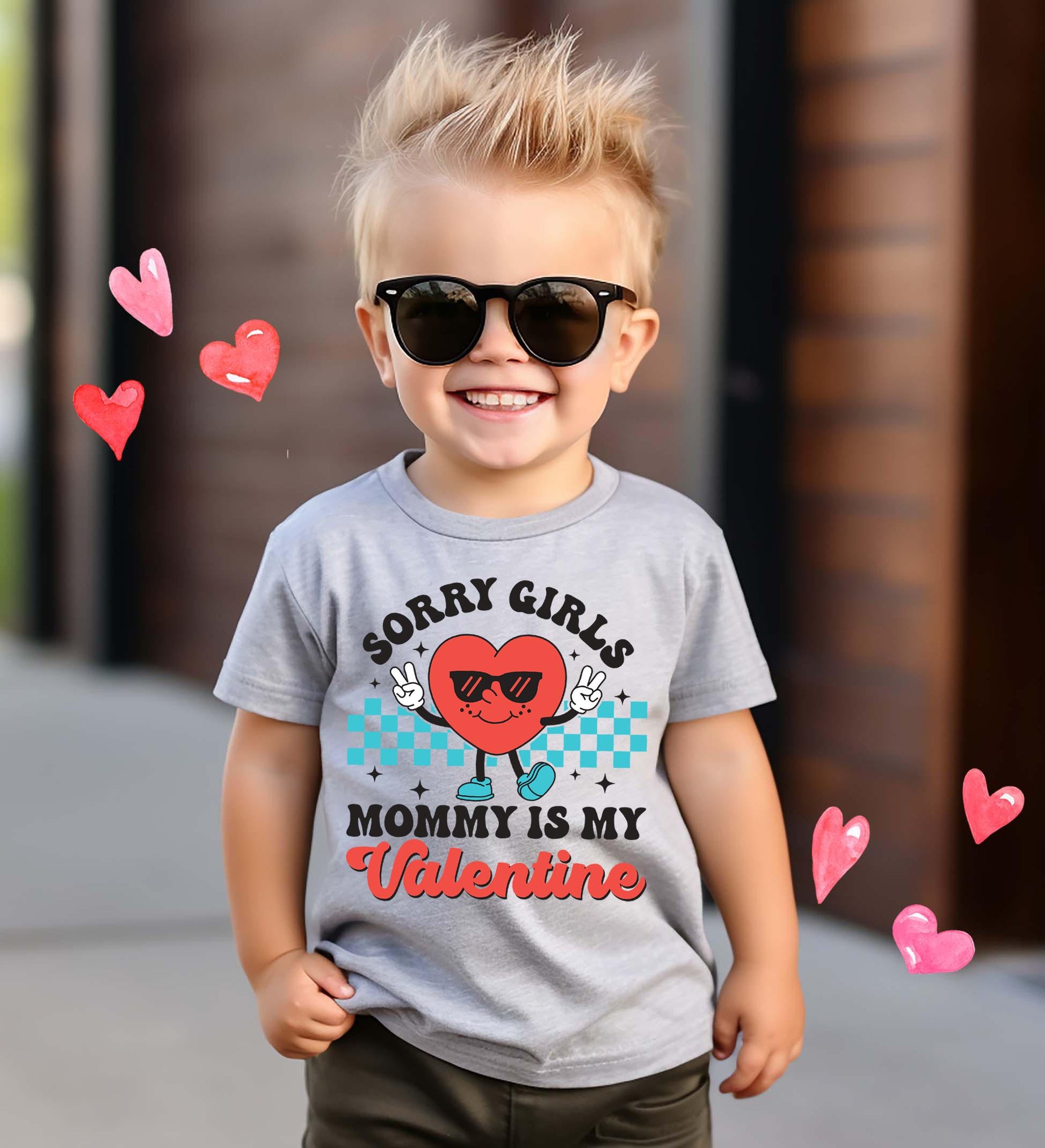 Boys Valentine Day Shirt, Mom is my Valentine, Kids Valentines Outfit, XOXO Shirt, Toddler Valentine Shirt, Baby Valentine Outfit