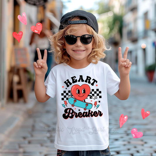 Boys Valentine Day Shirt, Heart Breaker Shirt, Kids Valentines Outfit, XOXO Shirt, Toddler Valentine Shirt, Baby Valentine Outfit