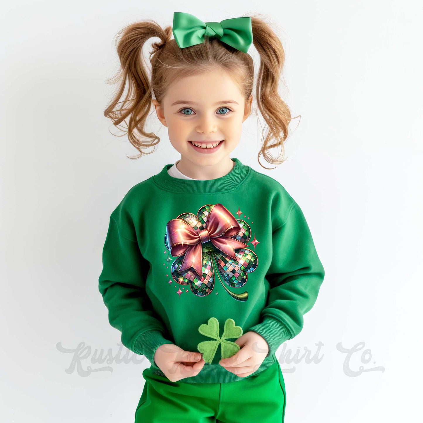 Shamrock Sweatshirt, Toddler St Patricks Day Shirt, Girls St Paddys Day Sweatshirt