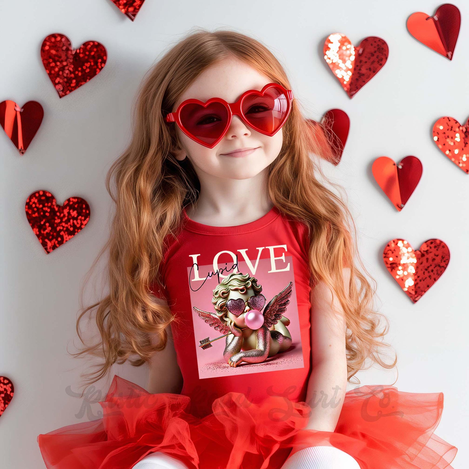 Girls Valentines Shirt, Cupid Shirt, Toddler Valentine Shirt, Kids Valentines Shirt