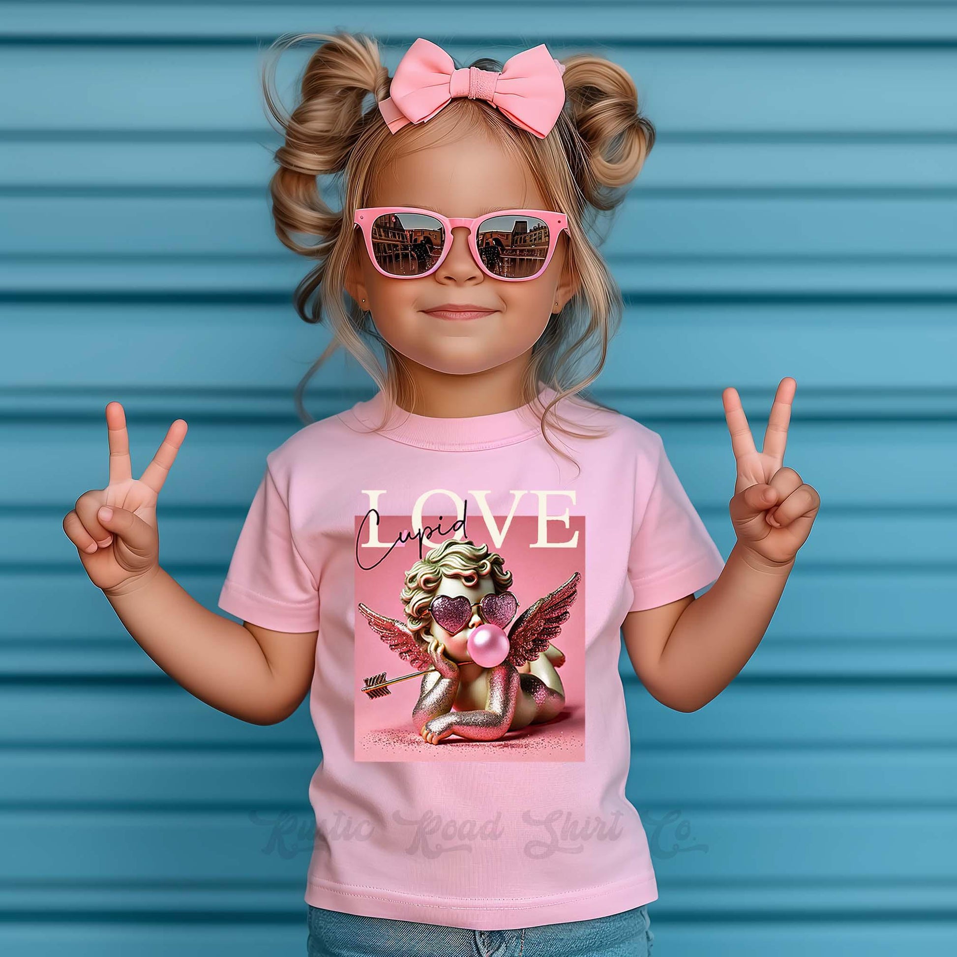 Girls Valentines Shirt, Cupid Shirt, Toddler Valentine Shirt, Kids Valentines Shirt