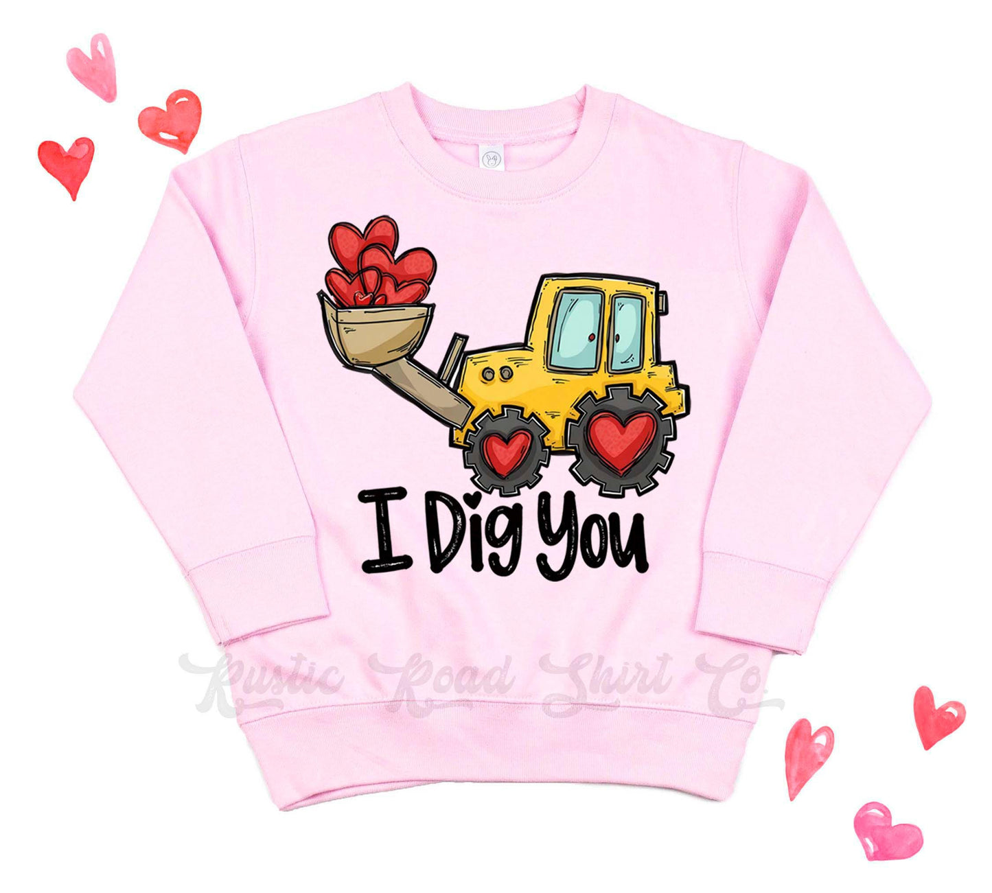 Boys Valentines Sweatshirt, I Dig You Sweatshirt, Kids Valentines Day Shirt, Funny Valentines Day Shirt