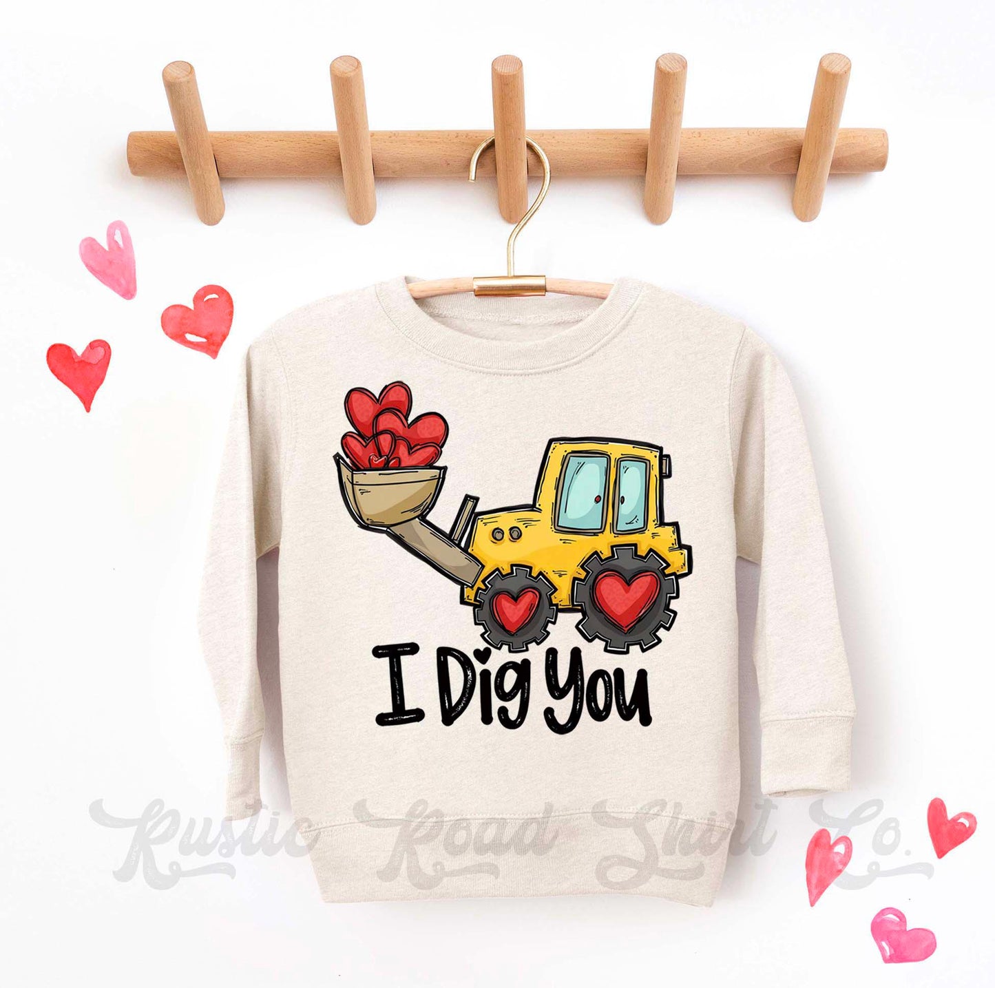 Boys Valentines Sweatshirt, I Dig You Sweatshirt, Kids Valentines Day Shirt, Funny Valentines Day Shirt
