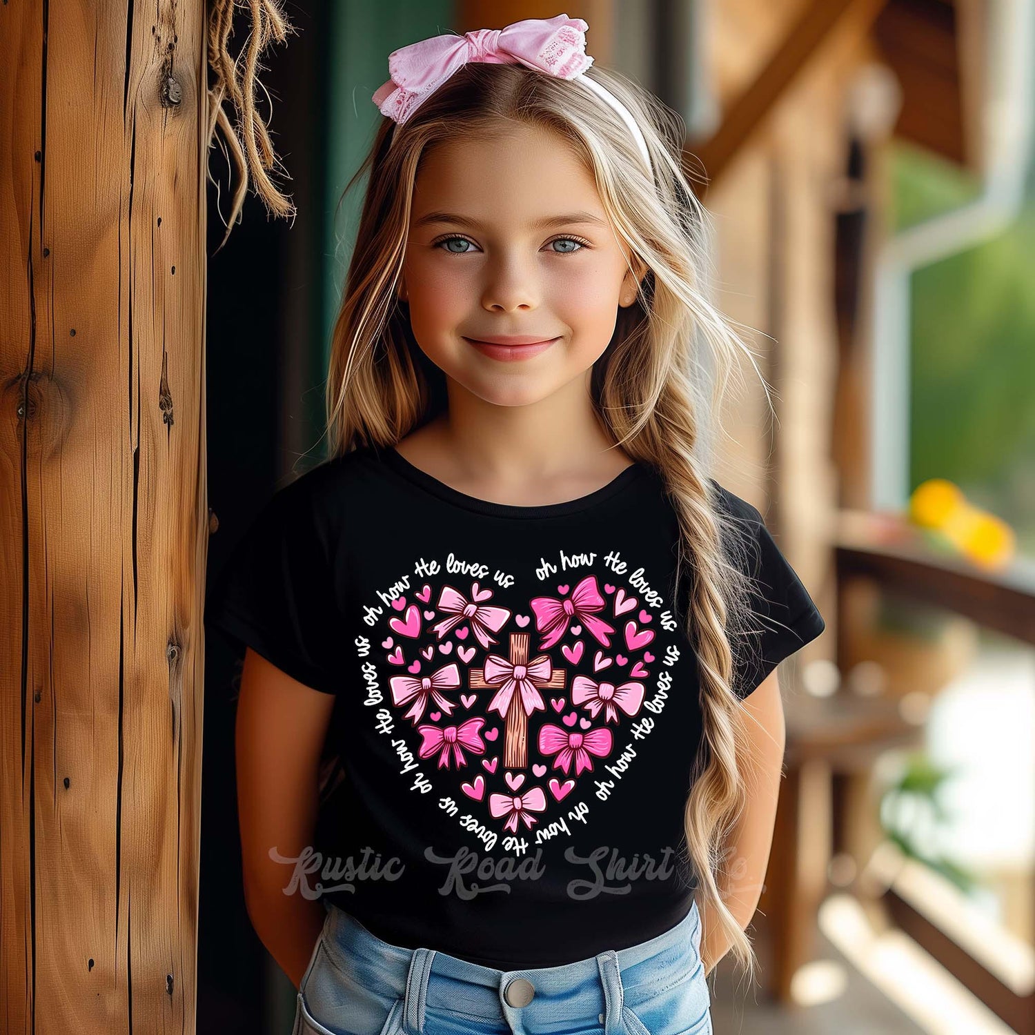 Girls Valentines Shirt, Jesus Heart Shirt, Toddler Valentine Shirt, Kids Valentines Shirt