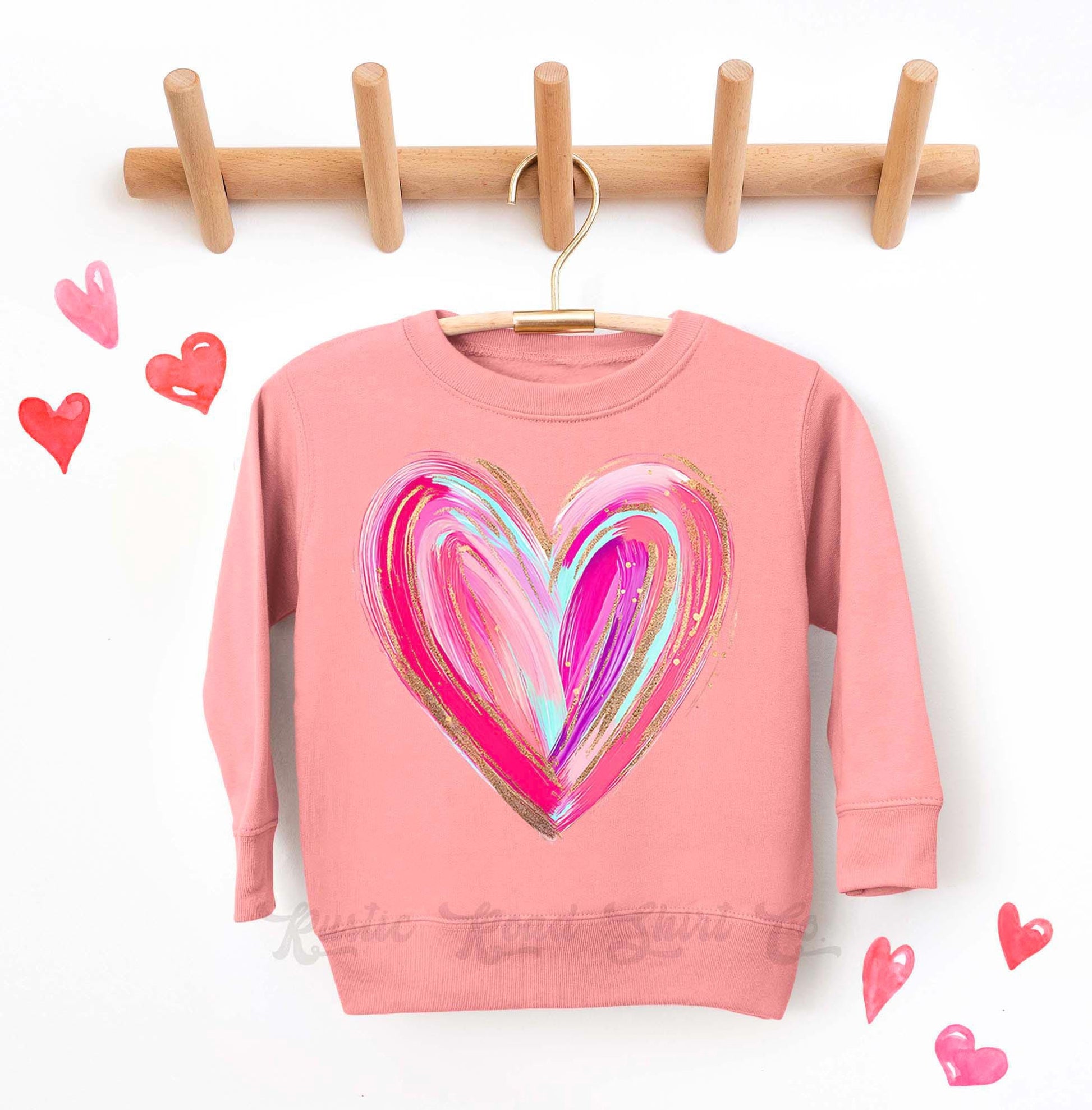 Girls Valentines Sweatshirt, Heart Sweatshirt, Valentines Sweater, Toddler Valentines Shirt, Valentines Crewneck