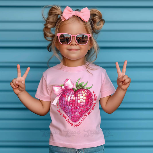 Girls Valentines Shirt, Berry Valentine Shirt, Toddler Valentine Shirt, Kids Valentines Shirt