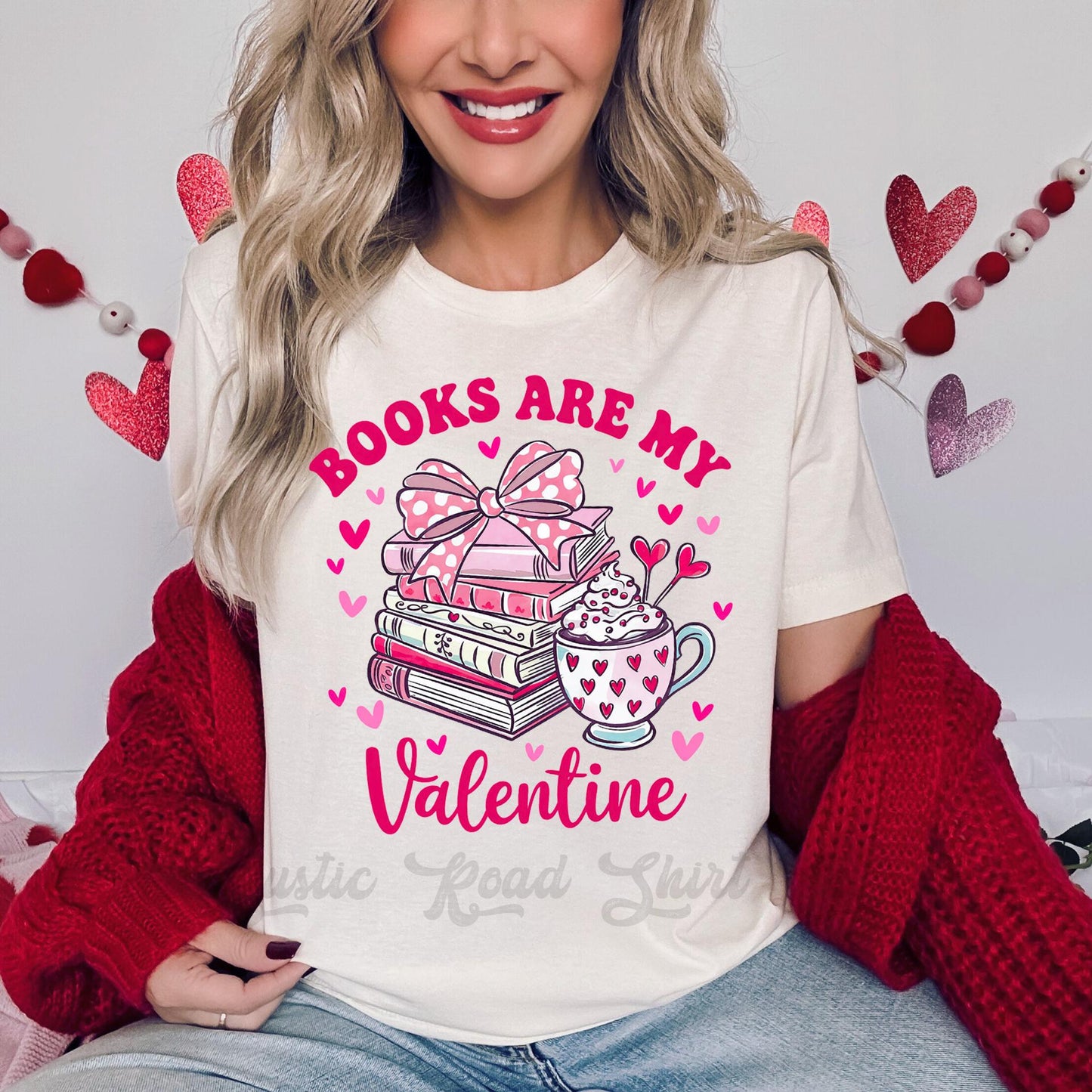 Books are My Valentine Shirt, Valentine Shirt, Teacher Valentine Shirt, Girls Valentine Shirt