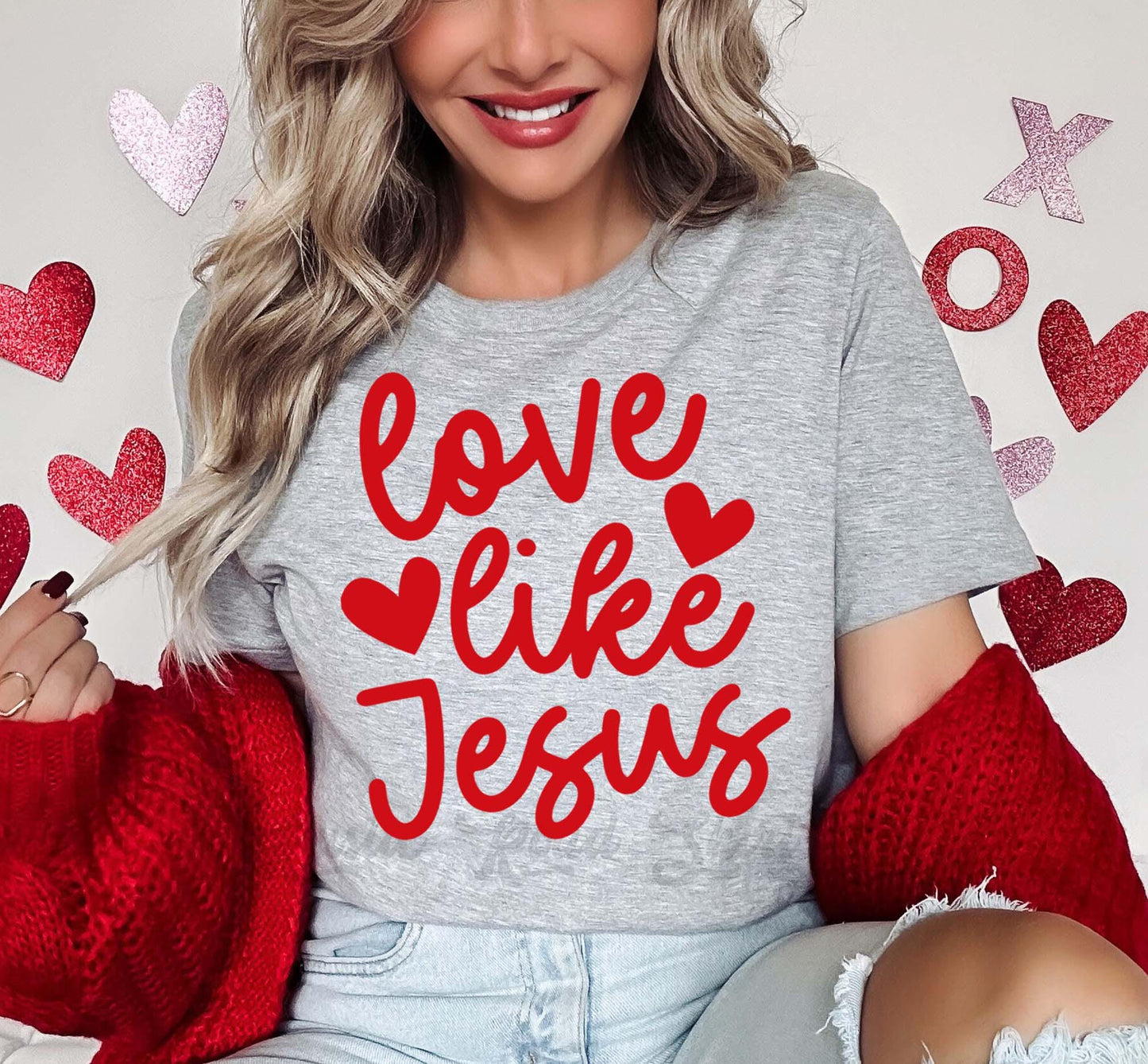 Love Like Jesus Shirt, Valentines Day Shirt, Teacher Valentine Shirt, Girls Valentine Shirt