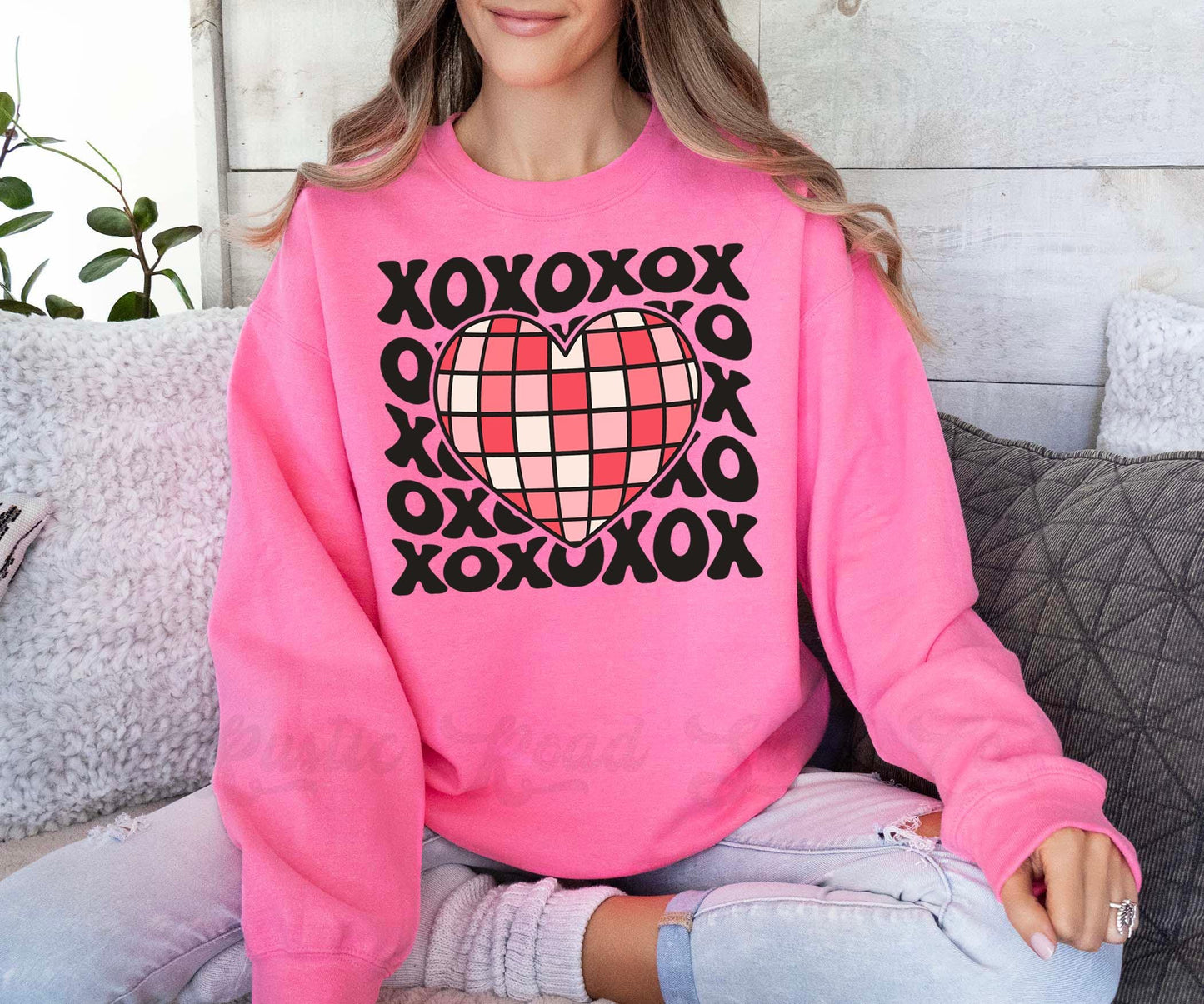 XOXO Valentines Sweatshirt, Valentines Day Sweater, Valentines Crewneck, Teacher Valentines Gift