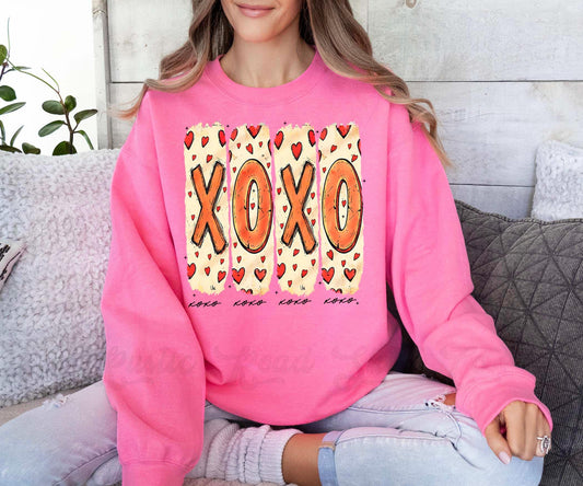 XOXO Valentine Sweatshirt, Valentines Day Sweater, Valentines Crewneck, Teacher Valentines Gift