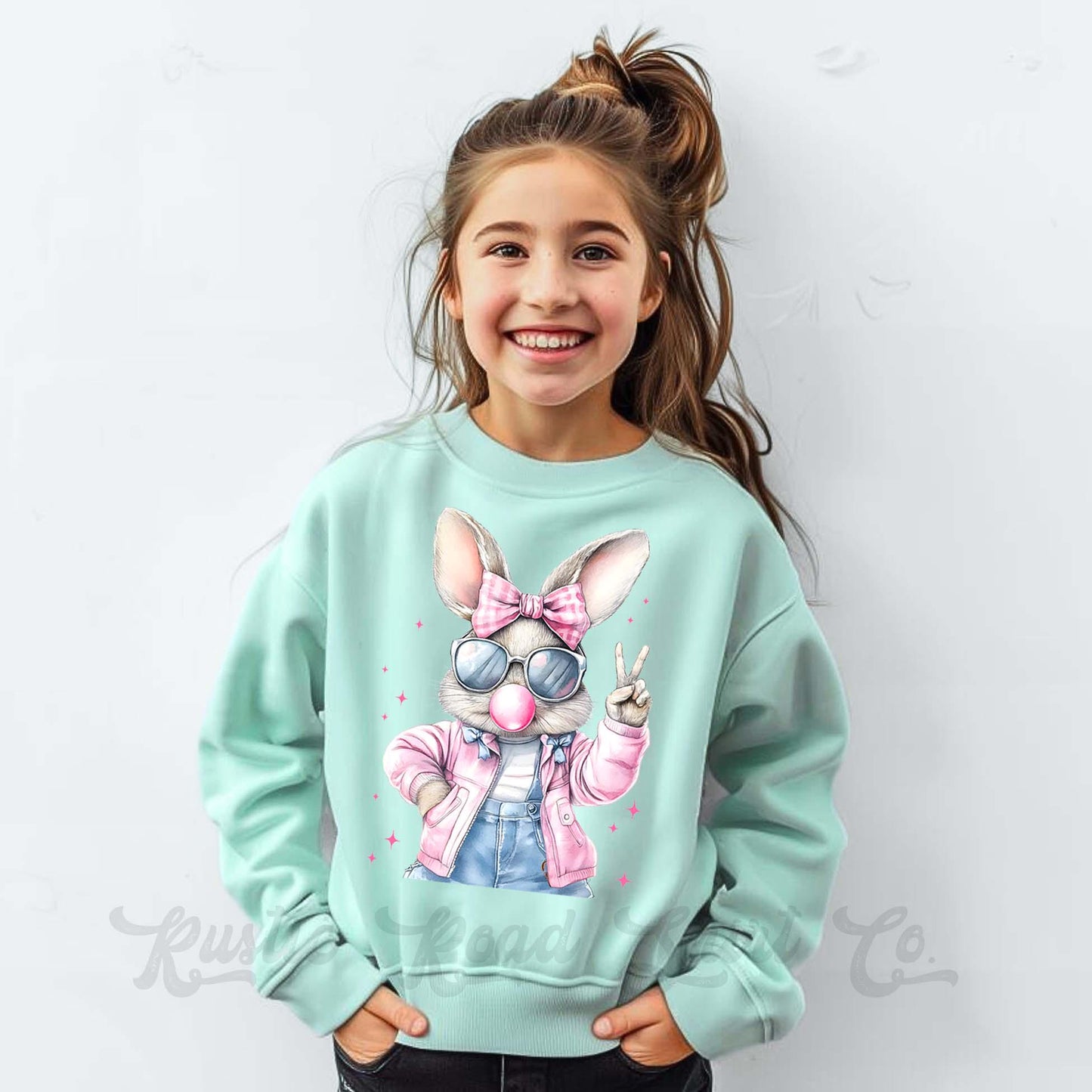 Easter Sweatshirt, Bunny Sweatshirt, Toddler Easter Outfit, Girls Easter Shirt, Boys Easter Shirt, Easter Basket Gift 51