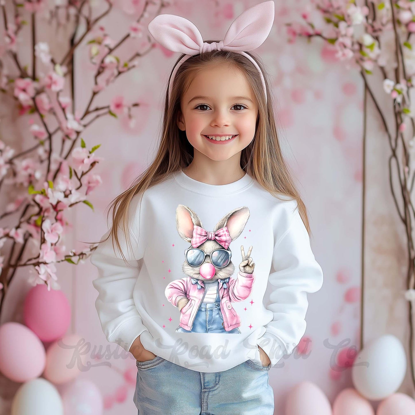 Easter Sweatshirt, Bunny Sweatshirt, Toddler Easter Outfit, Girls Easter Shirt, Boys Easter Shirt, Easter Basket Gift 51