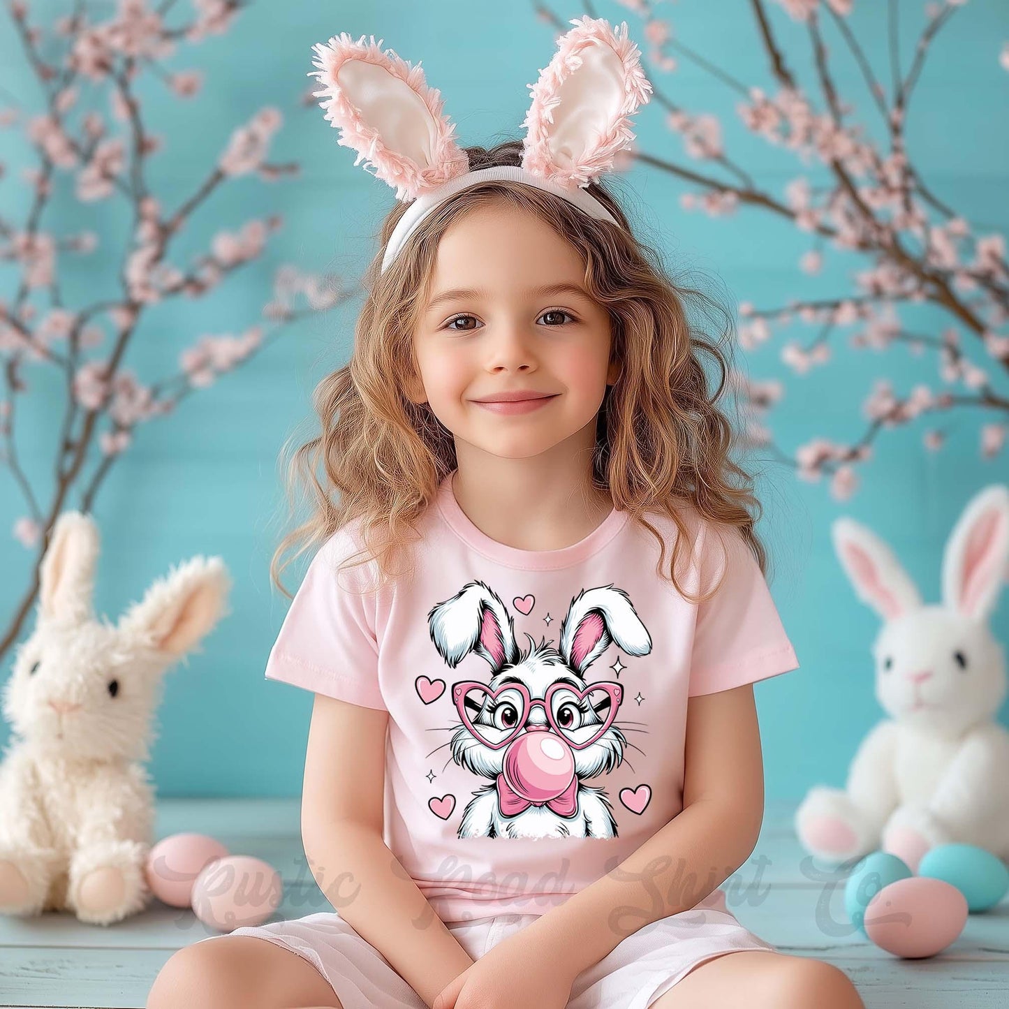 Girls Easter Shirt, Easter Bunny Shirt, Toddler Easter Outfit, Easter Basket Gift 199