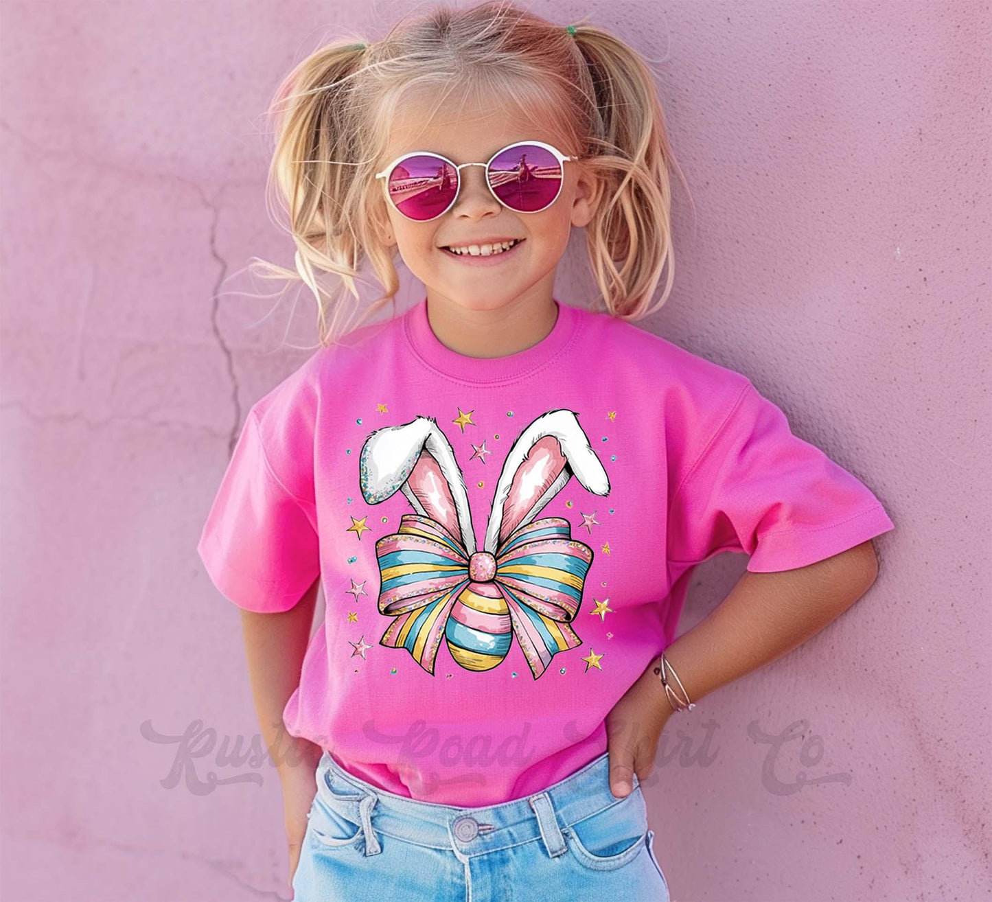 Girls Easter Shirt, Easter Bunny Shirt, Toddler Easter Outfit, Easter Basket Gift 198