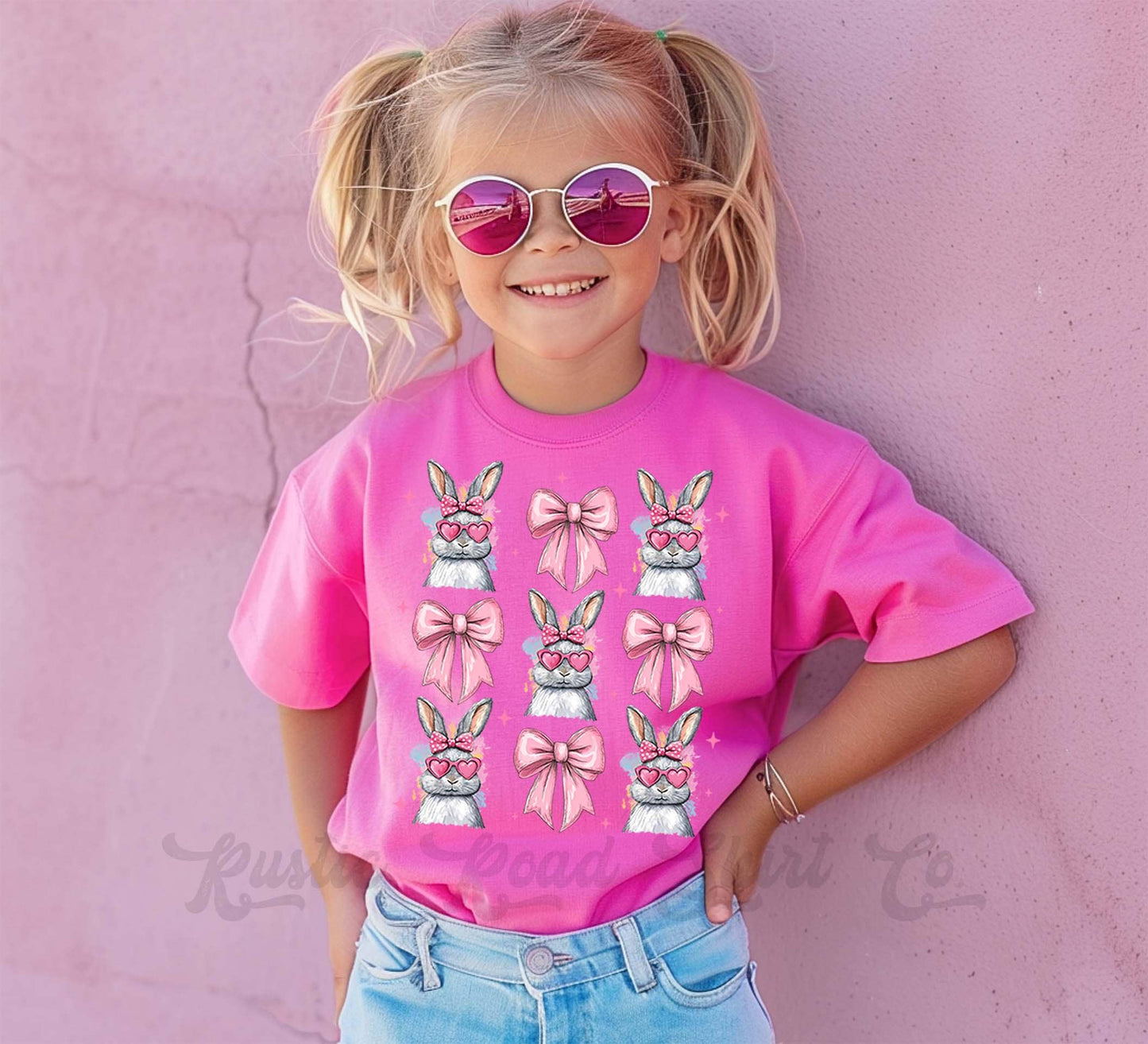 Girls Easter Shirt, Coquette Easter Shirt, Toddler Easter Outfit, Easter Basket Gift 195