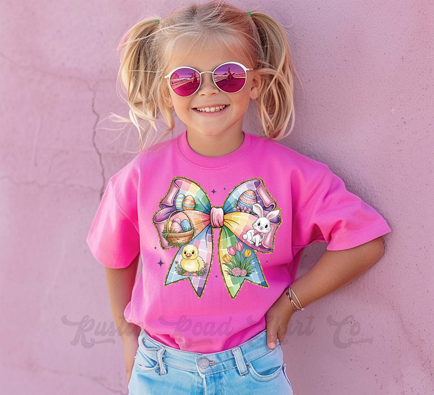 Girls Easter Shirt, Easter Bunny Shirt, Toddler Easter Outfit, Easter Basket Gift 197