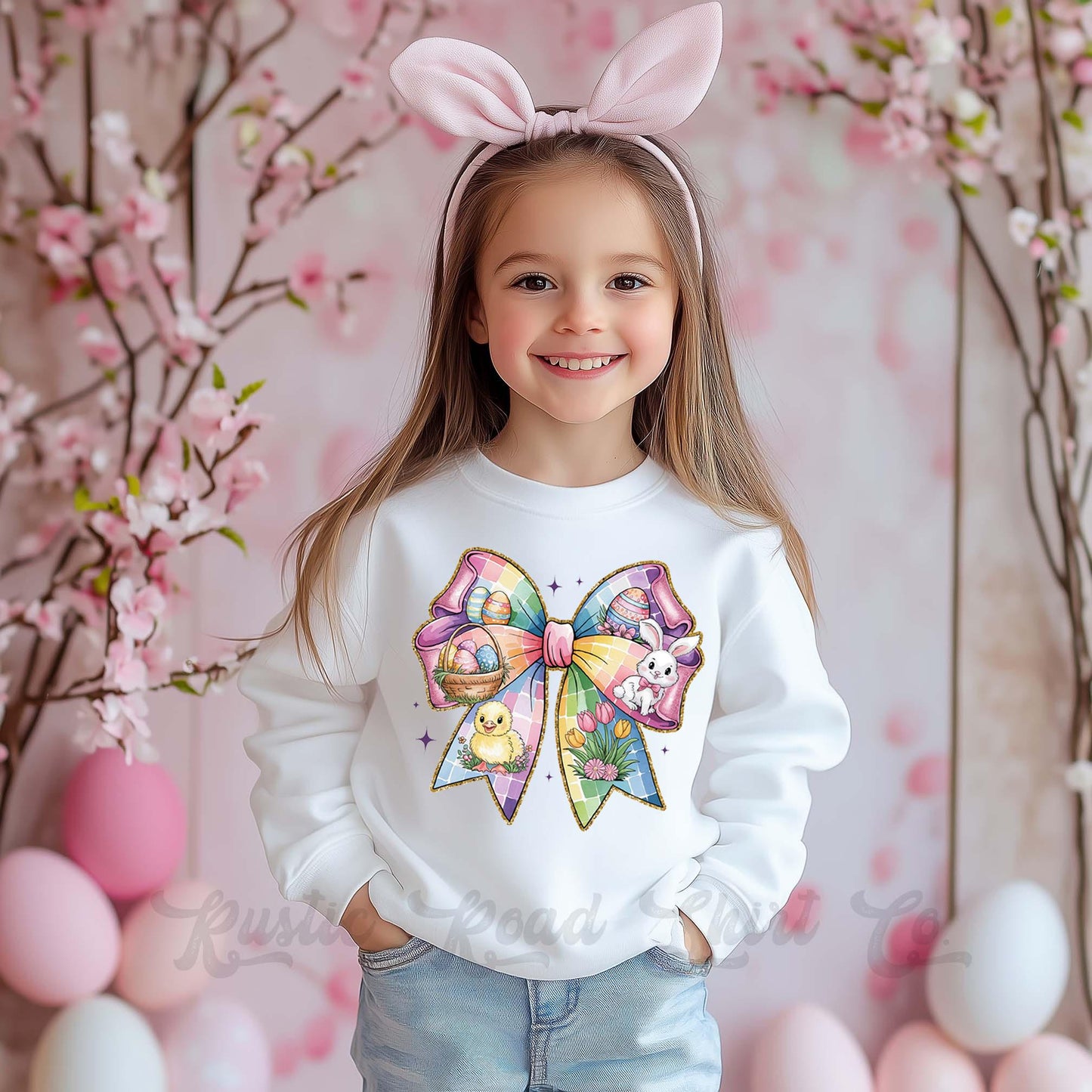 Easter Sweatshirt, Girls Easter Shirt, Toddler Easter Outfit, Easter Basket Gift 59