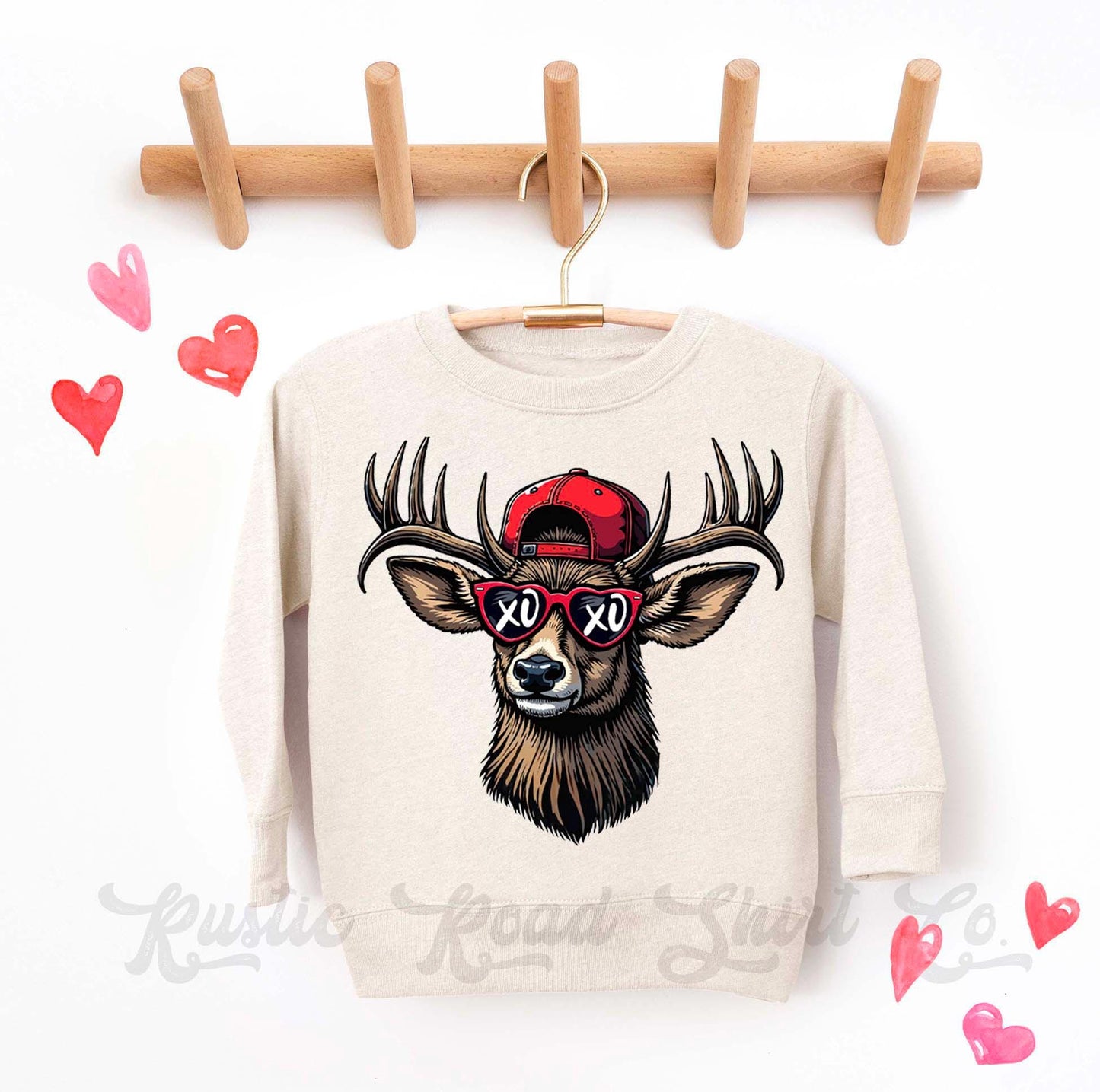 Boys Valentines Sweatshirt, XOXO Hunting Shirt, Kids Valentines Day Shirt, Funny Valentines Day Shirt