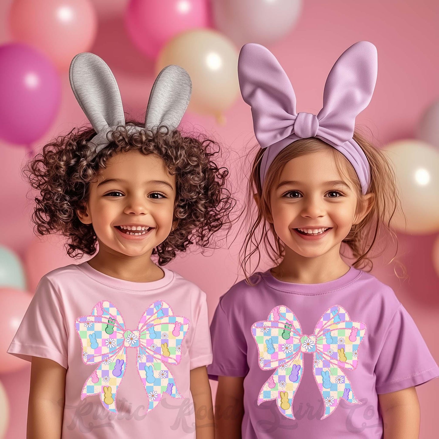 Girls Easter Shirt, Peep Easter Shirt, Coquette Easter Shirt, Toddler Easter Outfit, Easter Basket Gift 225
