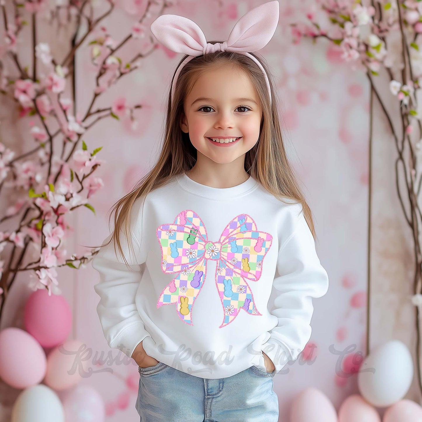 Easter Sweatshirt, Easter Peep Shirt, Toddler Easter Outfit, Easter Basket Gift 53