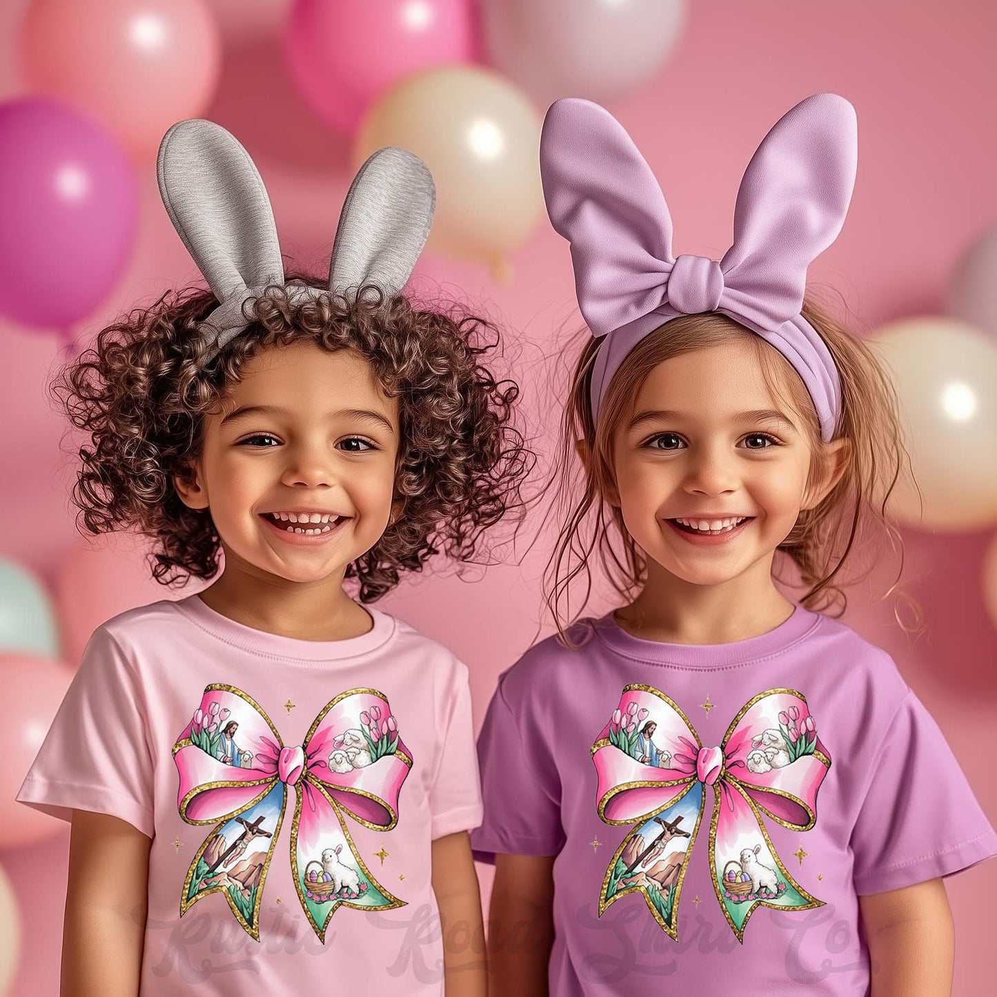 Girls Easter Shirt, Christian Easter Shirt, Coquette Easter Shirt, Toddler Easter Outfit, Easter Basket Gift 244
