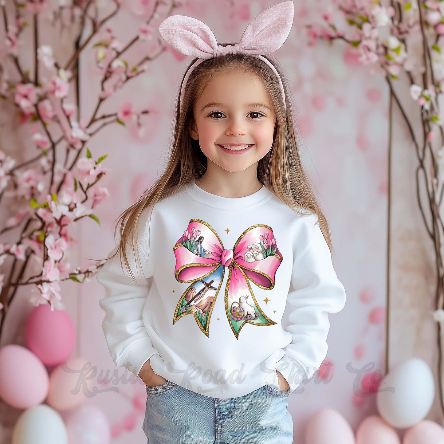 Easter Sweatshirt, Christian Sweatshirt, Toddler Easter Outfit, Easter Basket Gift 52