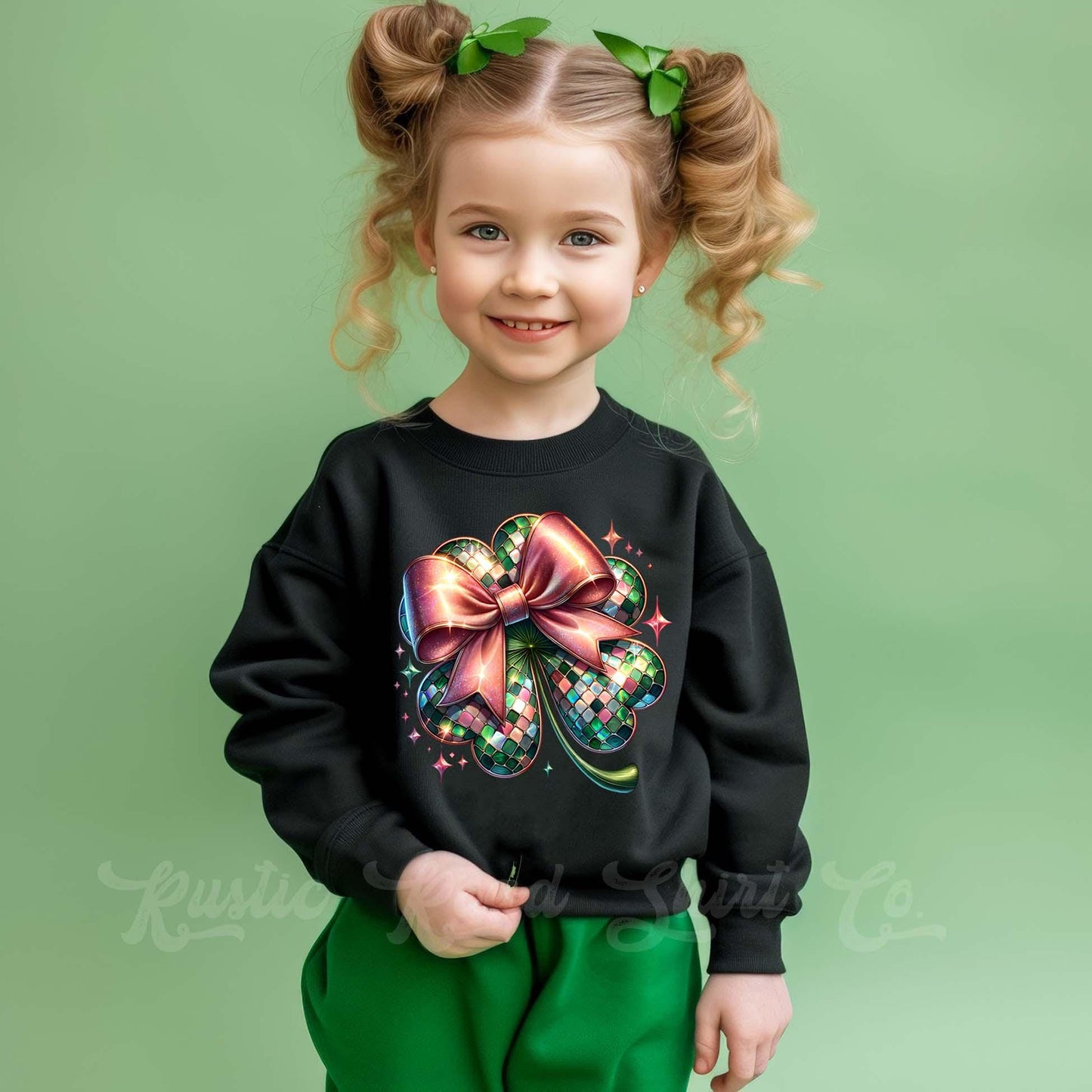 Shamrock Sweatshirt, Toddler St Patricks Day Shirt, Girls St Paddys Day Sweatshirt
