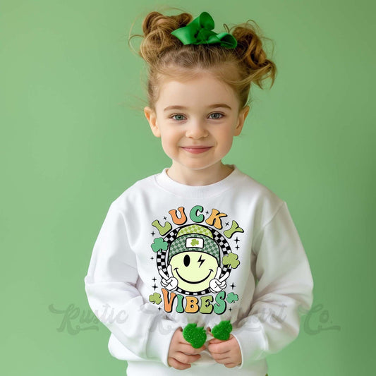 Lucky Sweatshirt, Toddler St Patricks Day Shirt, Girls St Paddys Day Sweatshirt