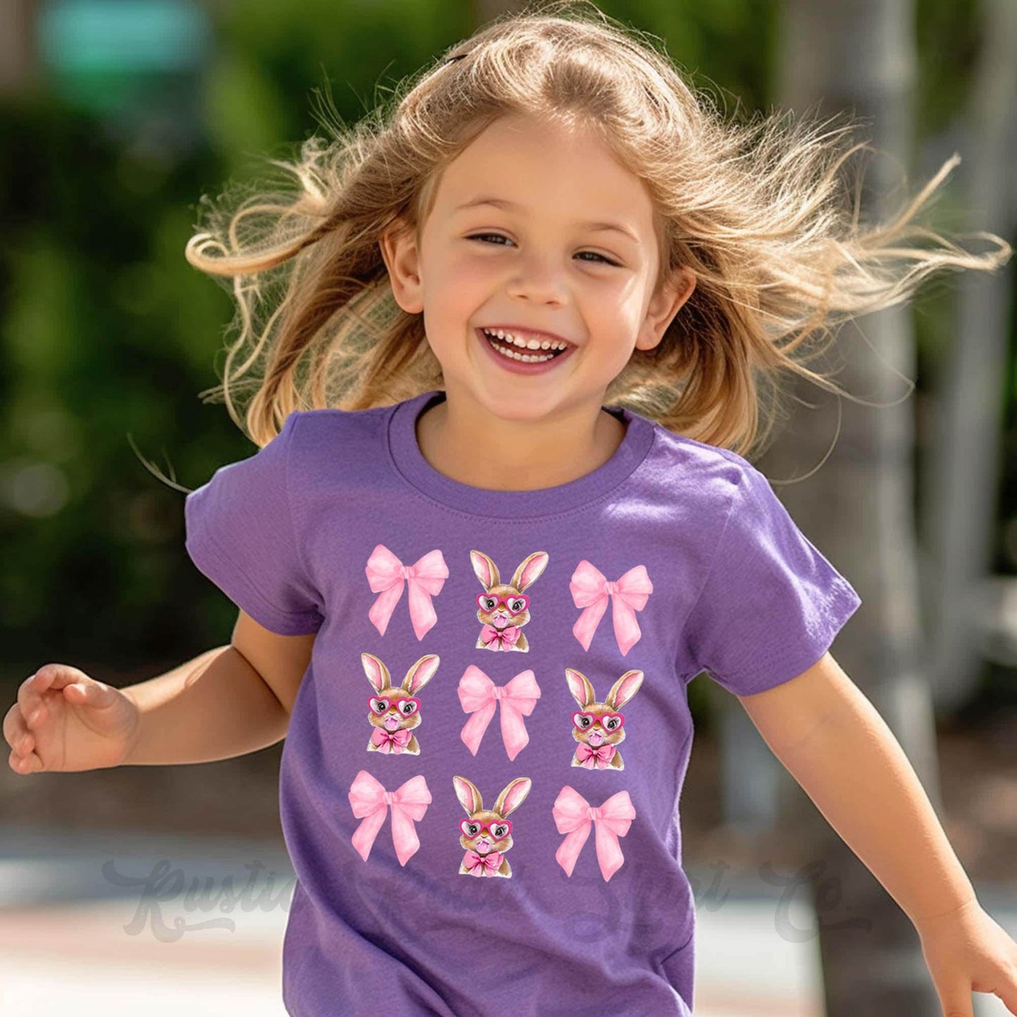 Girls Easter Shirt, Bubblegum Bunny Shirt, Coquette Easter Shirt, Toddler Easter Outfit, Easter Basket Gift 249