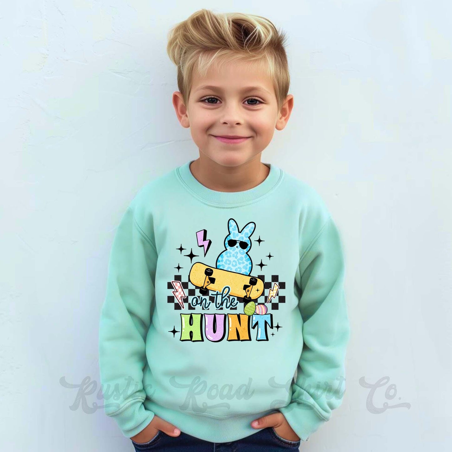 Easter Sweatshirt, Boys Easter Sweater, Toddler Easter Outfit, Easter Basket Gift 45