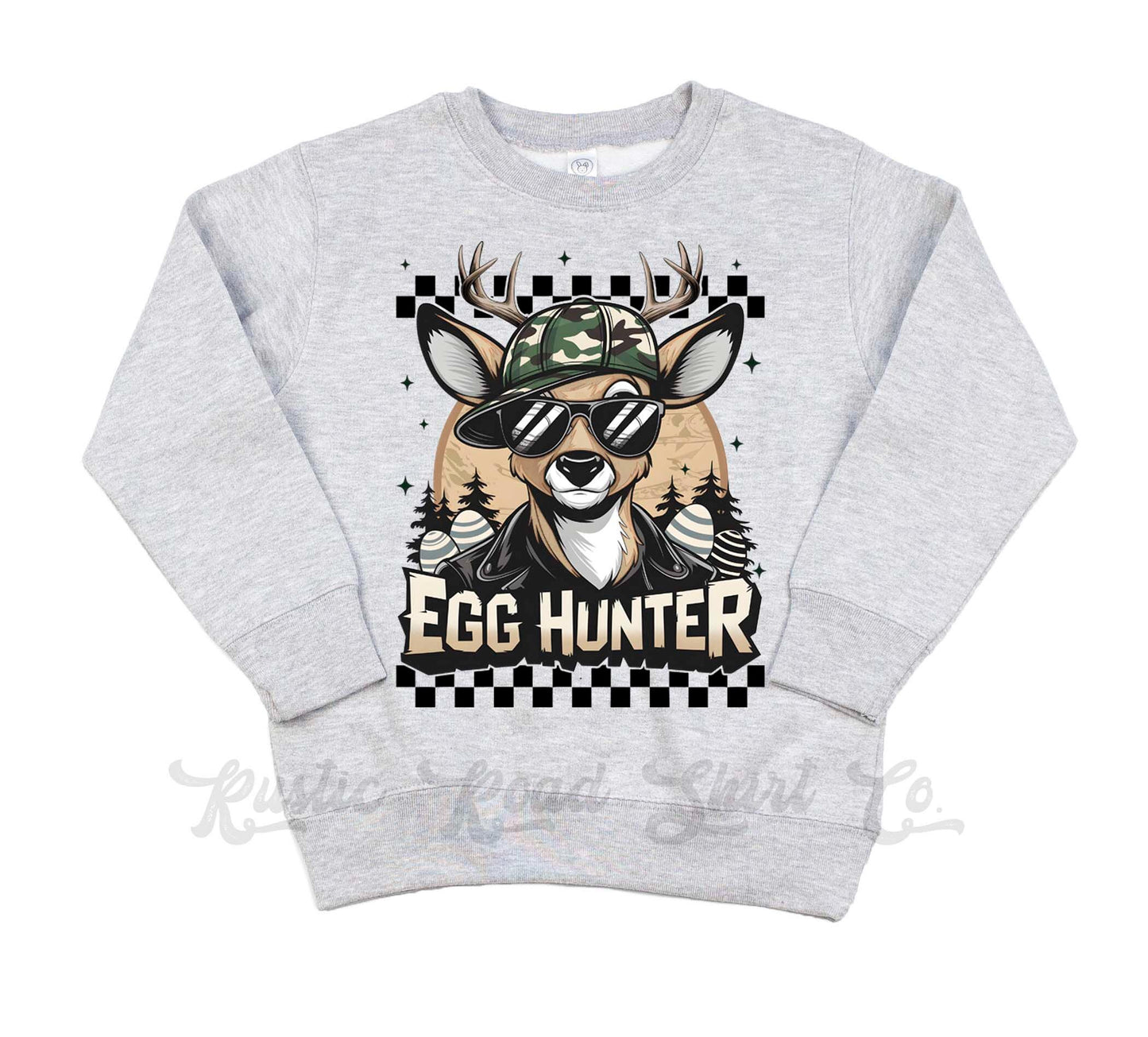 Easter Sweatshirt, Egg Hunter Sweatshirt, Boys Easter Sweater, Toddler Easter Outfit, Easter Basket Gift 57