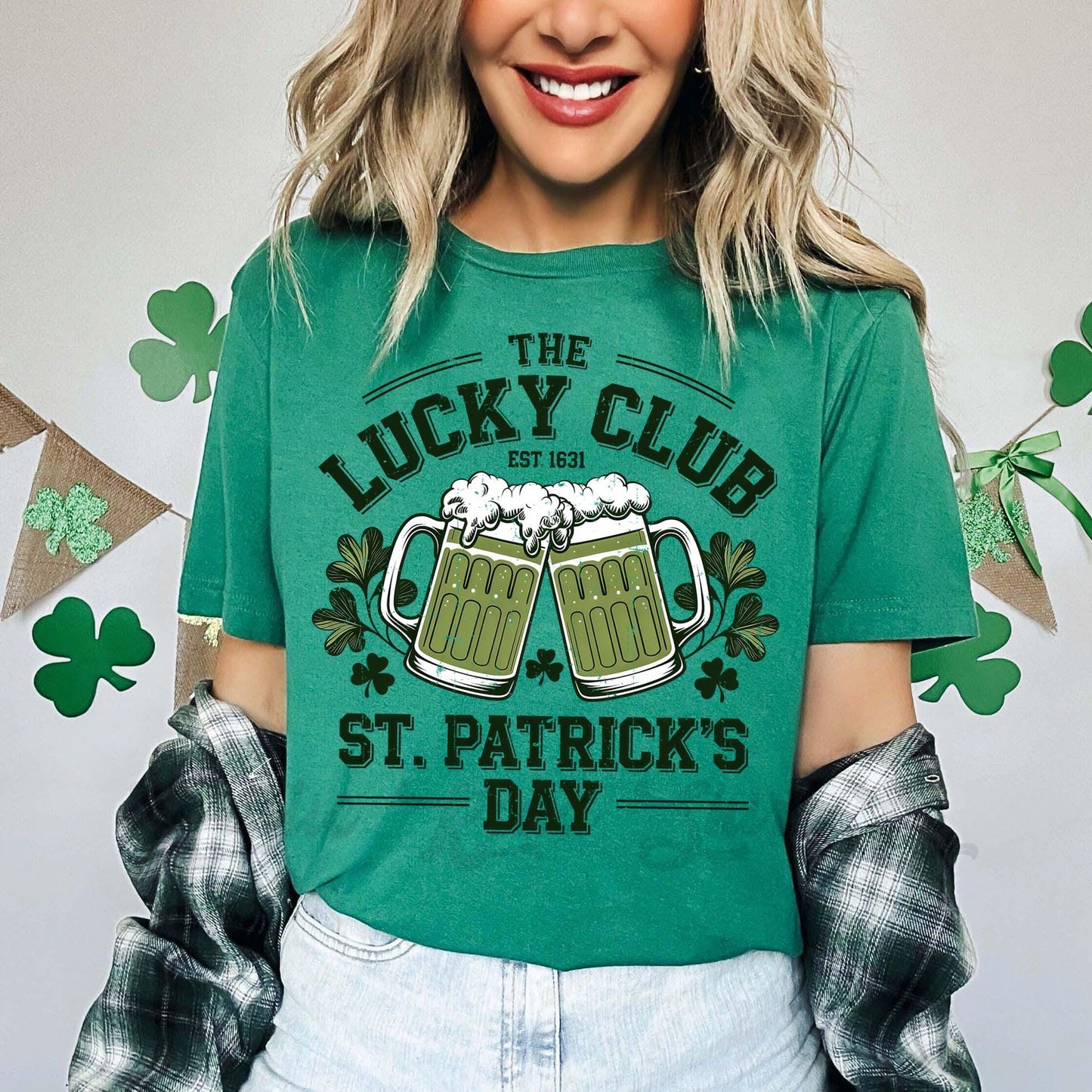 Beer St Patricks Day Shirt, Lucky Club Drinking Shirt, St Patricks Day Shirt, St Paddys Day shirt
