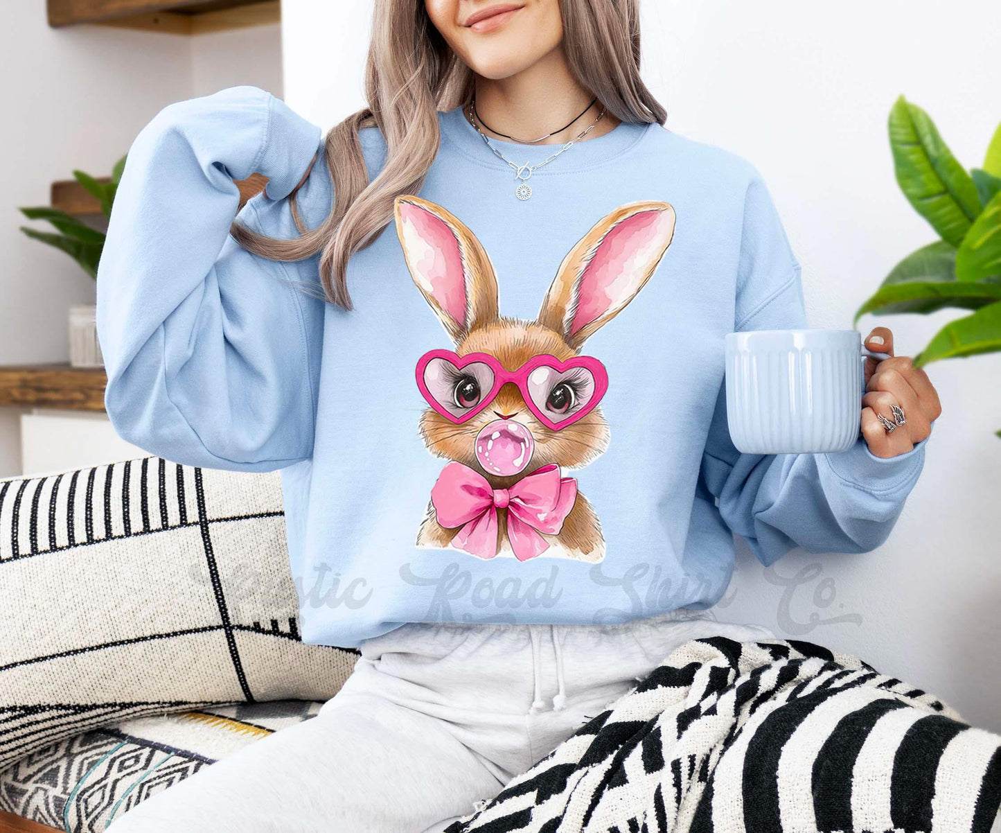Easter Sweatshirt, Bunny Sweatshirt, Women’s Easter Sweater, Easter Teacher Sweatshirt, 159