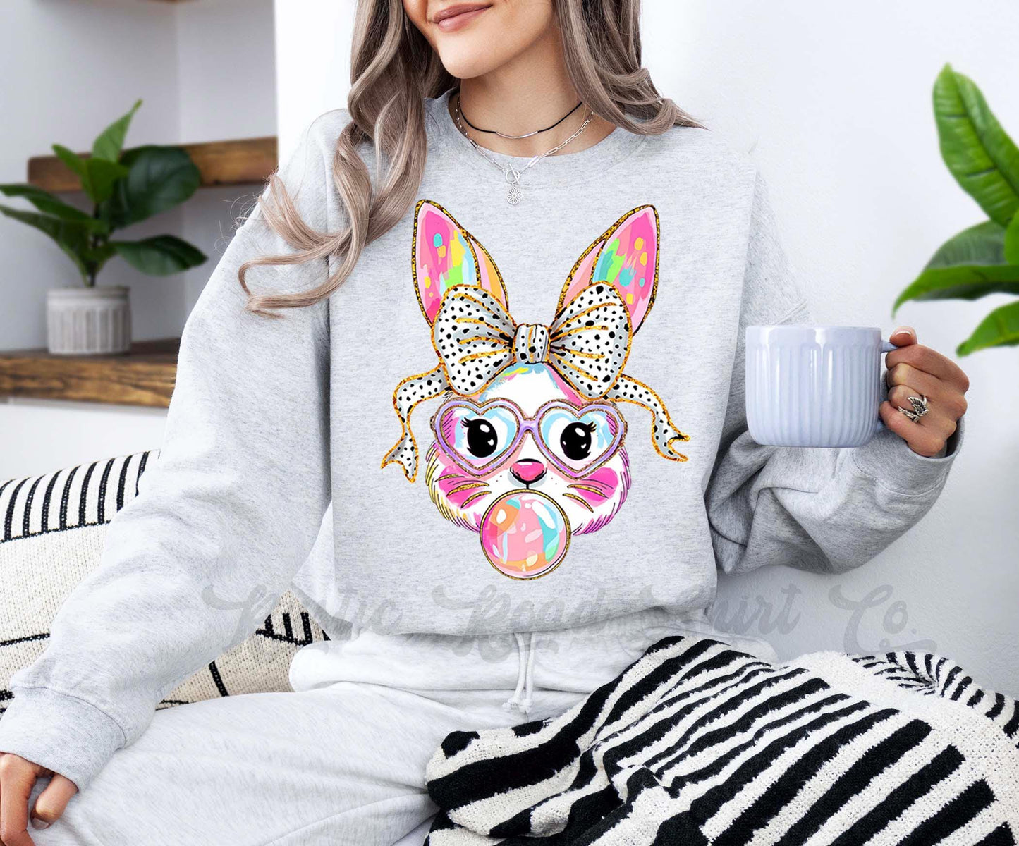 Easter Sweatshirt, Easter Bunny Sweatshirt, Women’s Easter Sweater, Easter Teacher Sweatshirt, 226