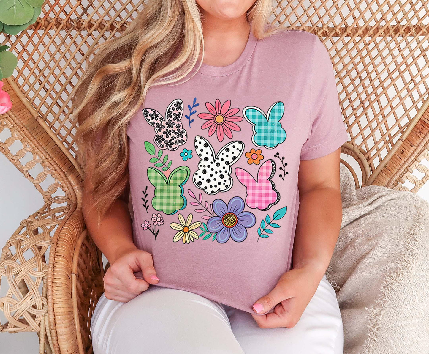 Easter Shirt, Easter Bunny T-Shirt, Women’s Easter Shirt, Easter Teacher Shirt, Family Easter Shirt 36