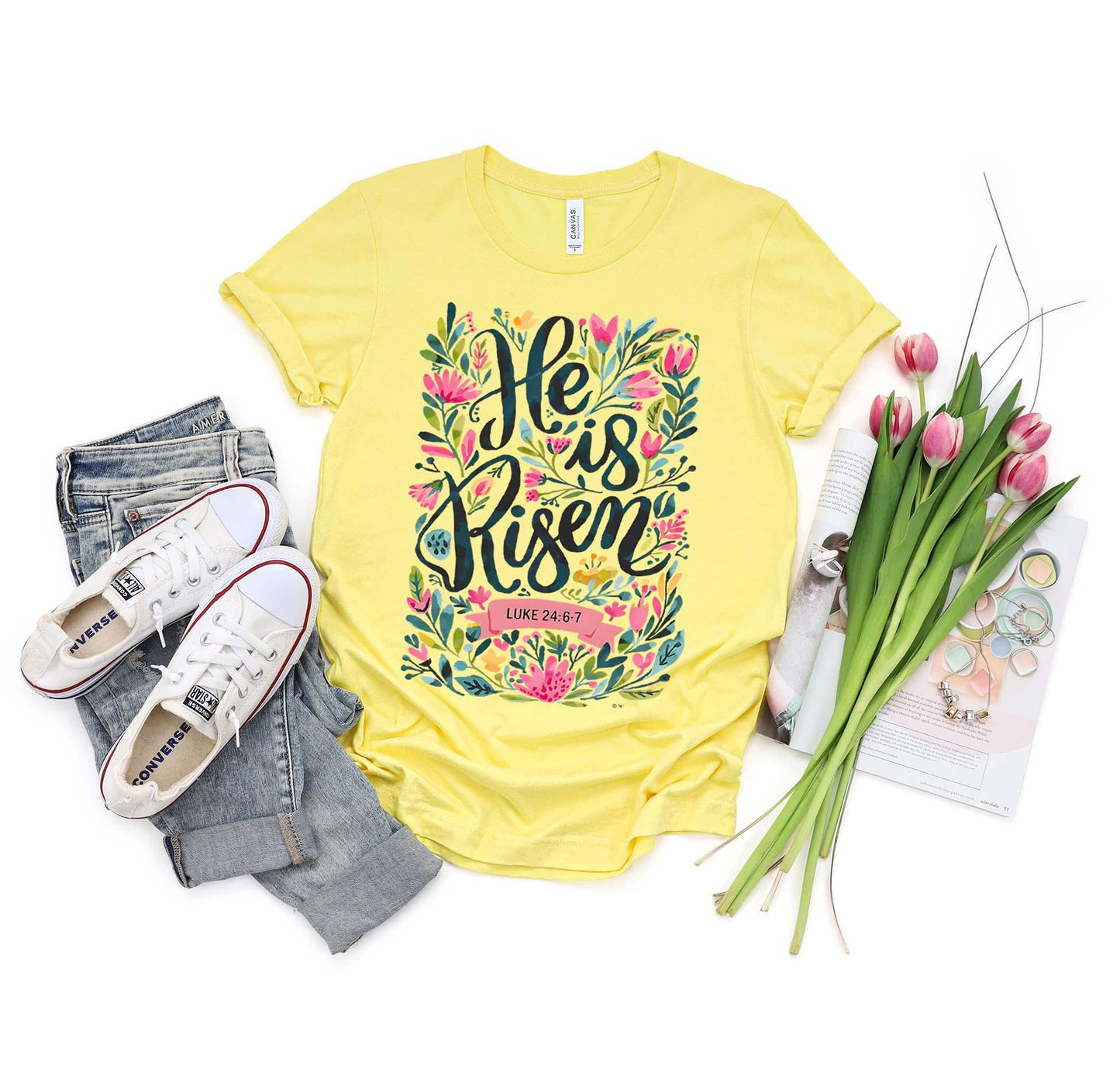 Easter Shirt, He is Risen T-Shirt, Women’s Easter Shirt, Easter Teacher Shirt, Family Easter Shirt 112